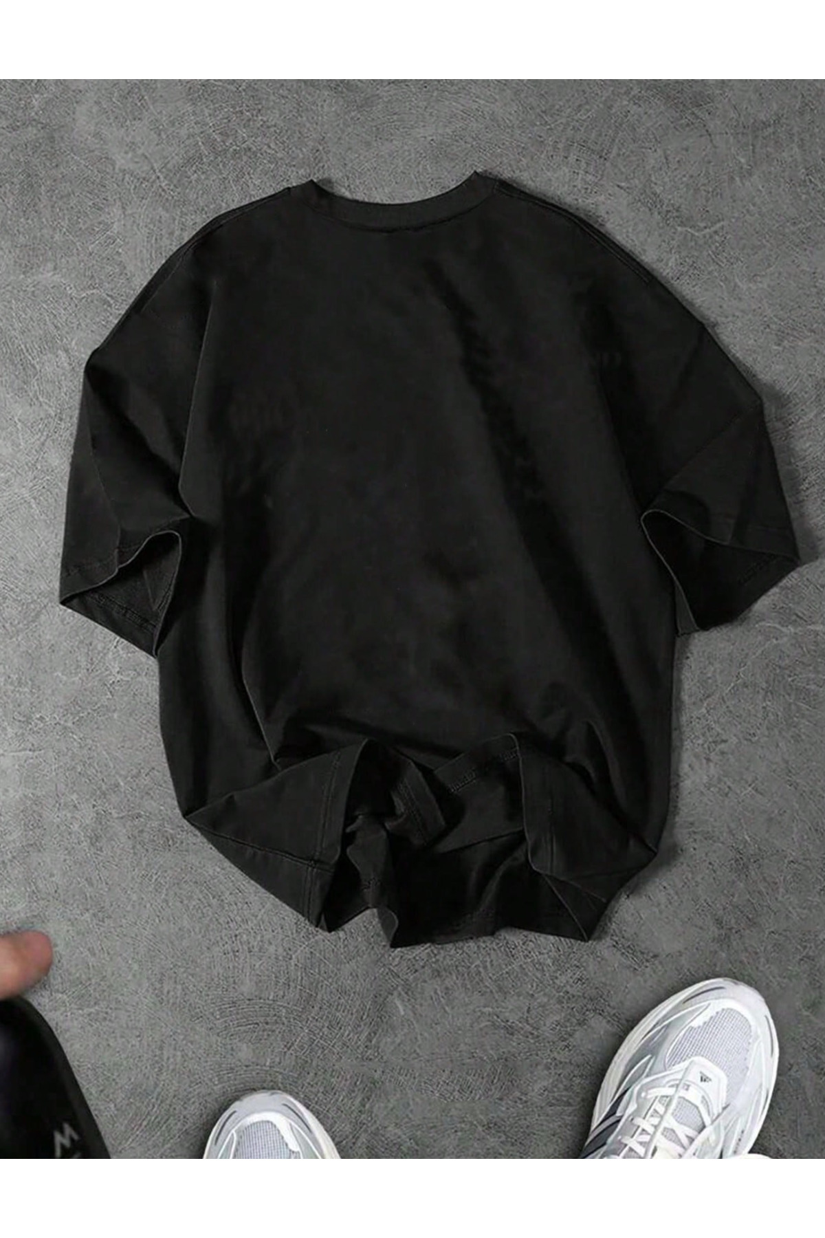 Marco Fresco  Unisex Günlük Kısa Kollu Örümcek Baskılı Genç Oversize Tshirt - Görsel 2