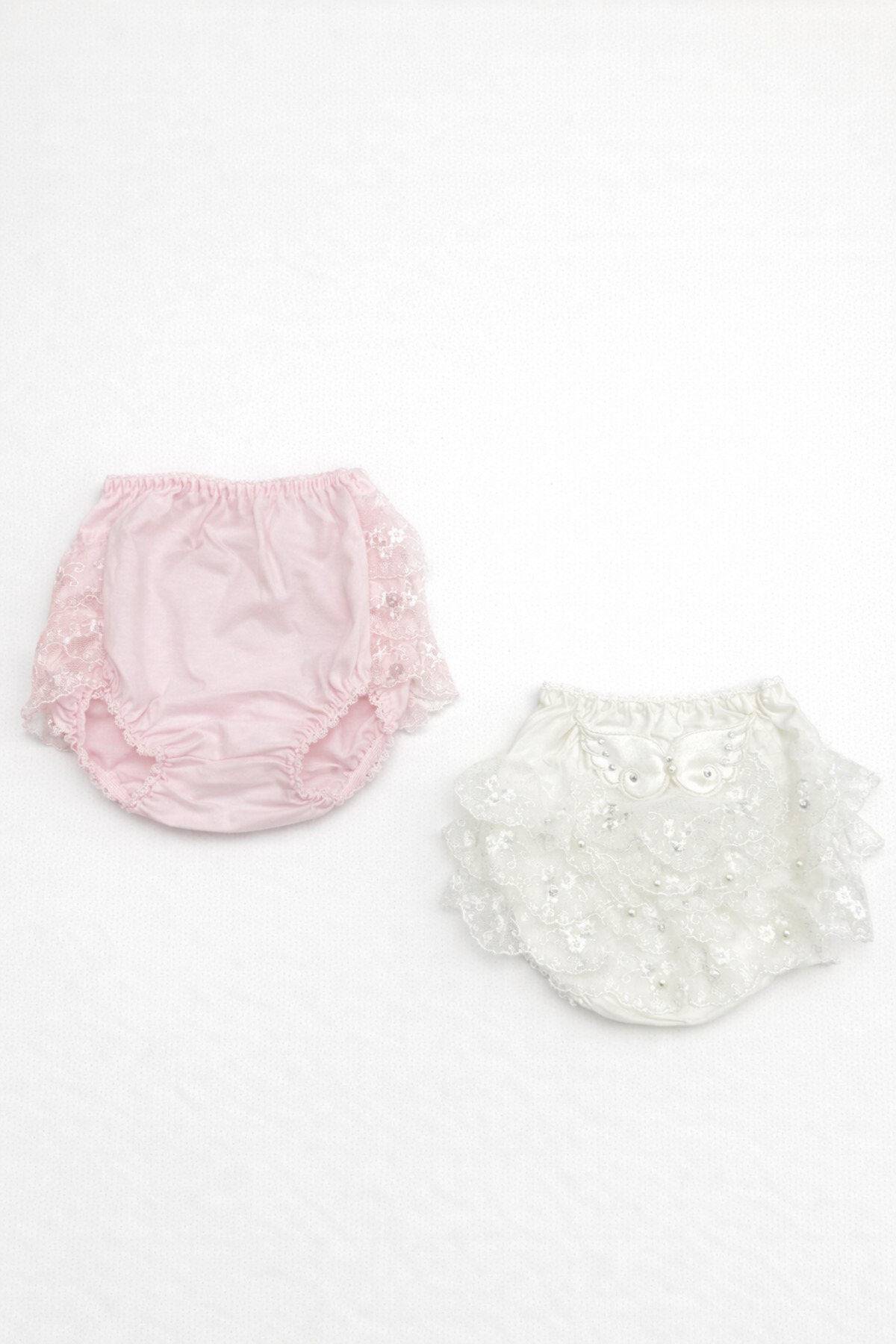 Kardeşler Bebe Kız Bebek 2'li Tütü Detaylı Külot fotoğrafı 2 (önizleme)