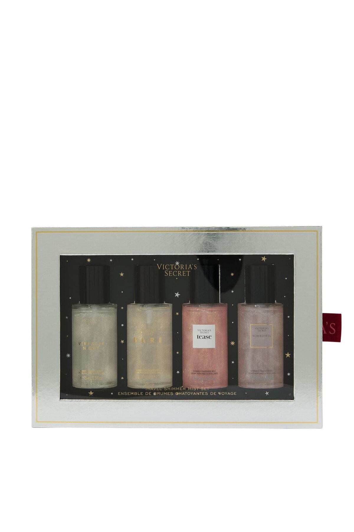 ヴィクトリアシークレット リラックス スターターキット Victoria's Secret 4'lü Işıltılı Mini Vücut Spreyi Hediye Seti