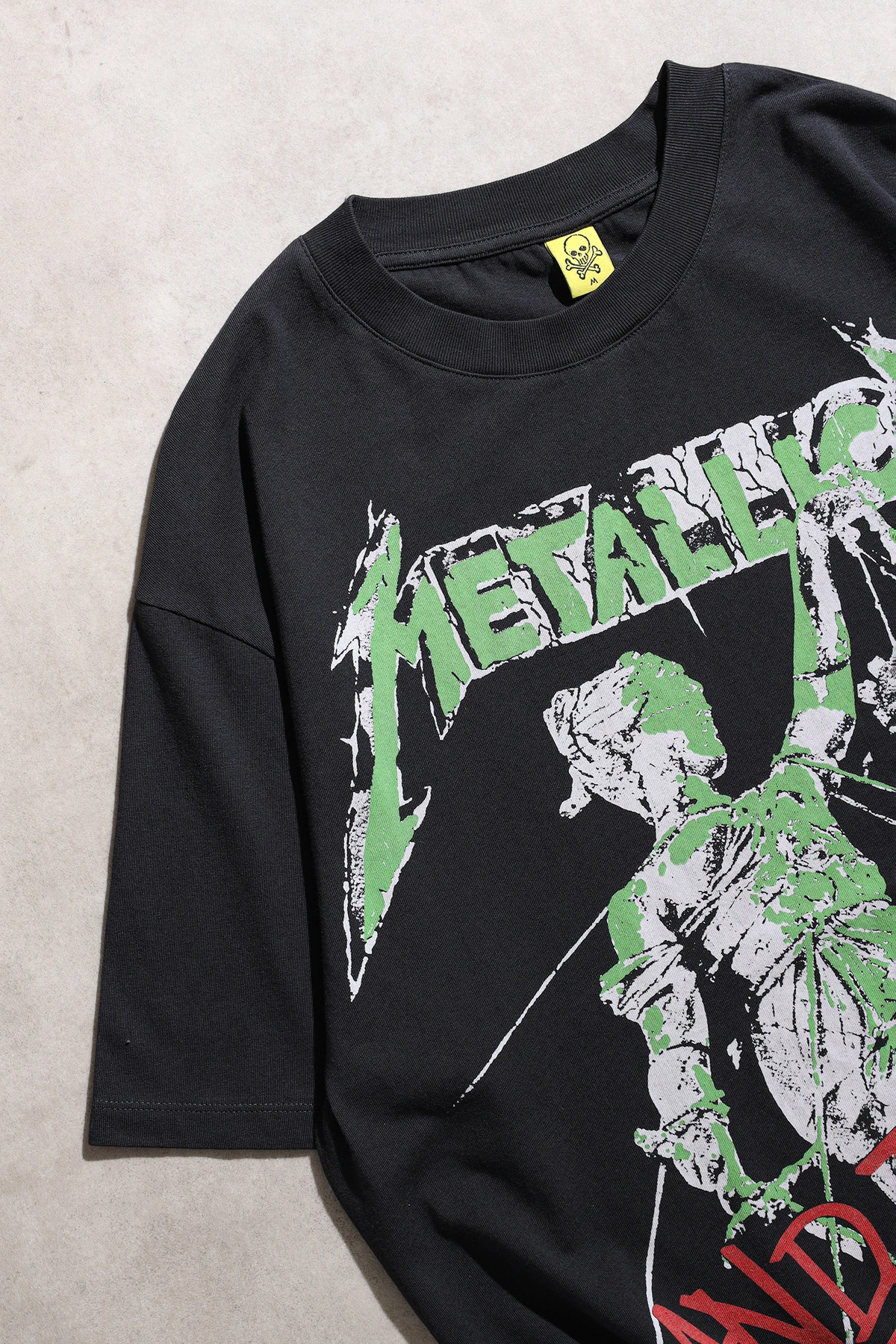 Metallica And Justice For All Siyah Oversize Unisex Kısa Kol Tshirt 4