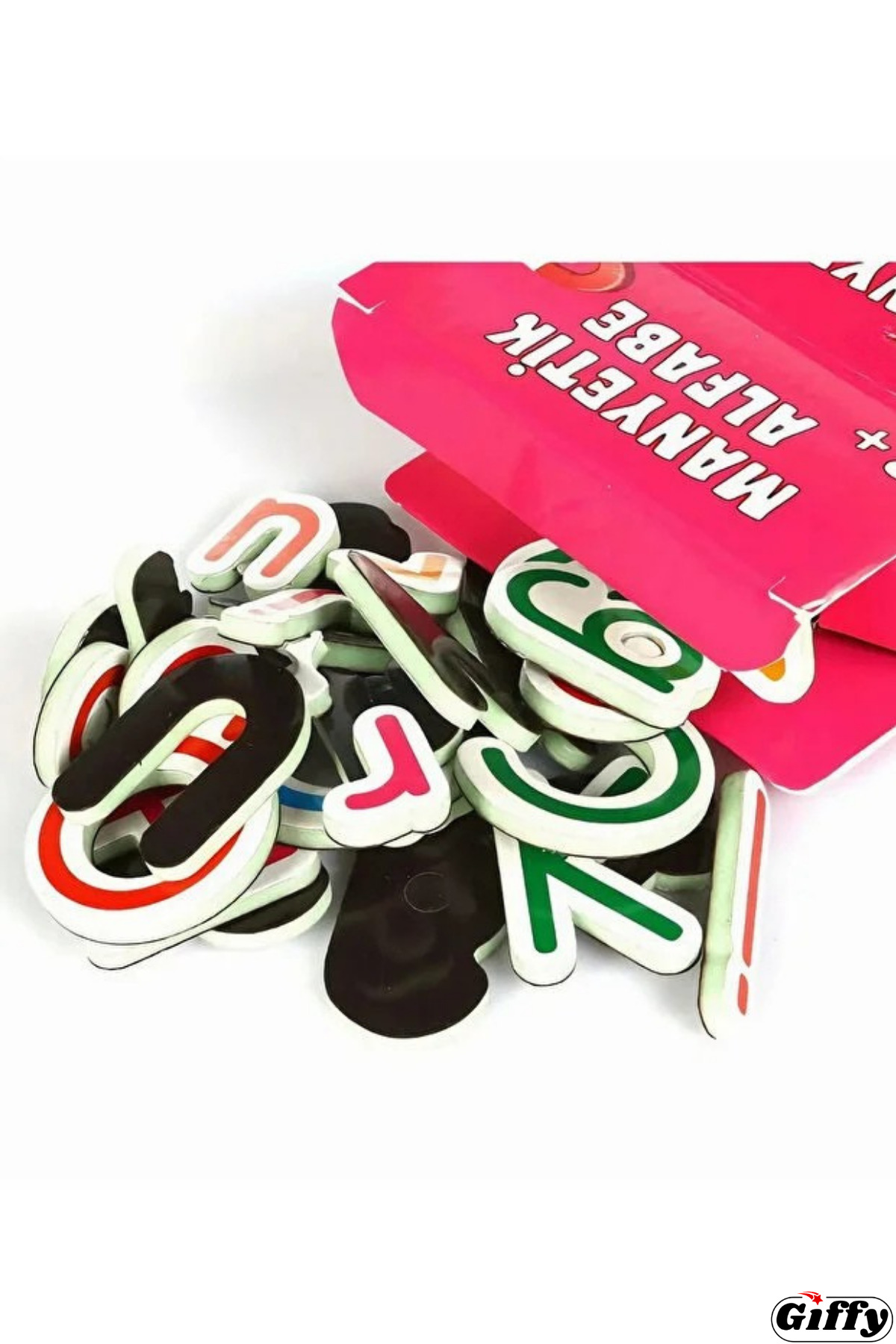 giffy Oyuncak Manyetik Mıknatıslı Türkçe - İngilizce Harfler ve Sayılar Eğitici Alfabe ve Sayı Magnet fotoğrafı 6 (önizleme)