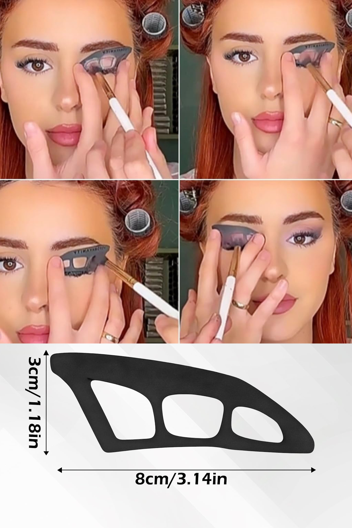Göz Farı Makyaj Kalıbı Eyeliner Dipliner Kolay Kullanım Şablonu Göz Farı Hızlı Makyaj Şablonları — GZKLP01 — تصویر 3 از 7