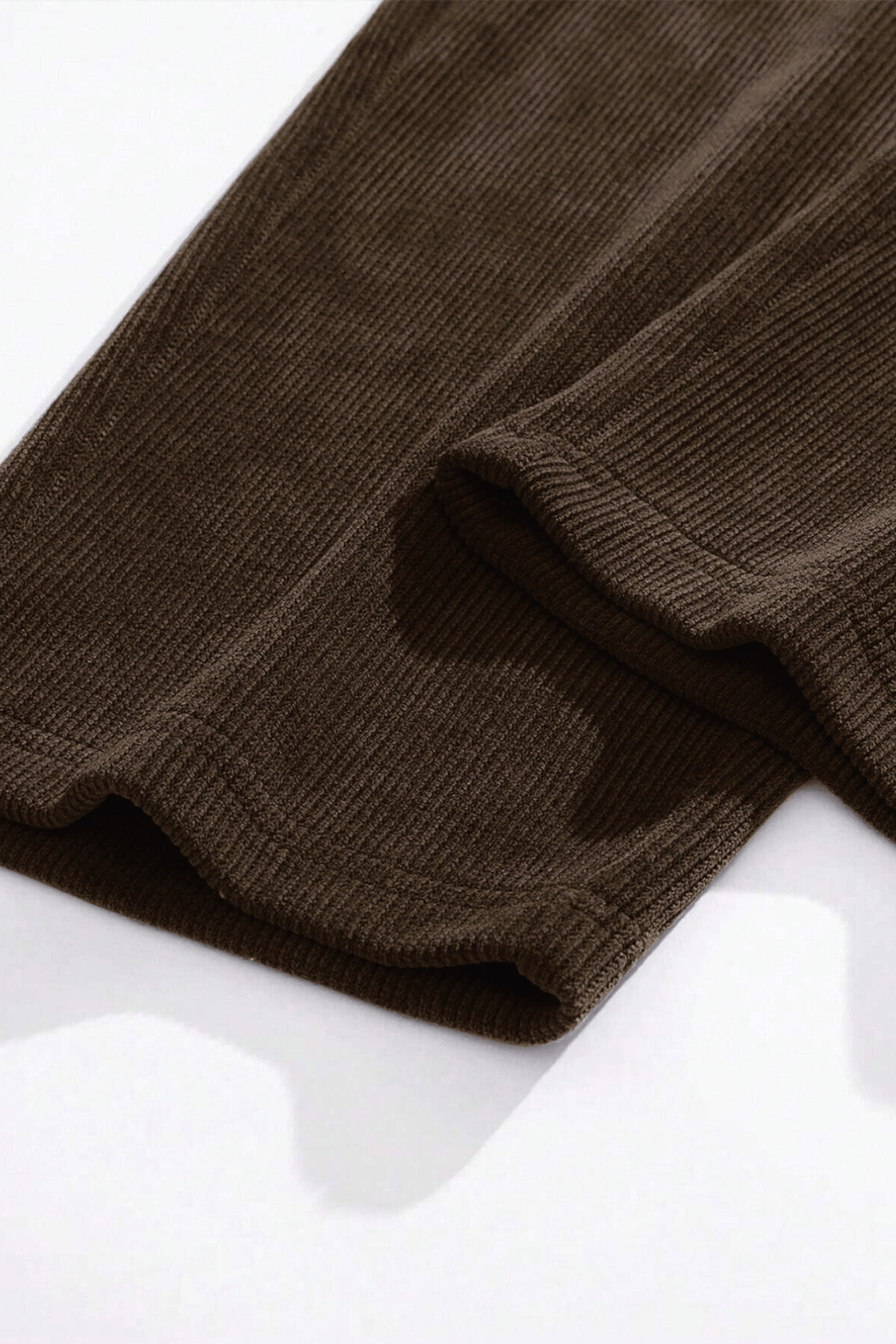 GENIUS STORE  GENIUS Erkek Pantolon Fitilli Kadife Bol Paça Oversize Pantolon - Görsel 3