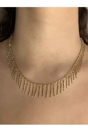 Nilly Jewelry 14K Sallantılı Gold Kolye