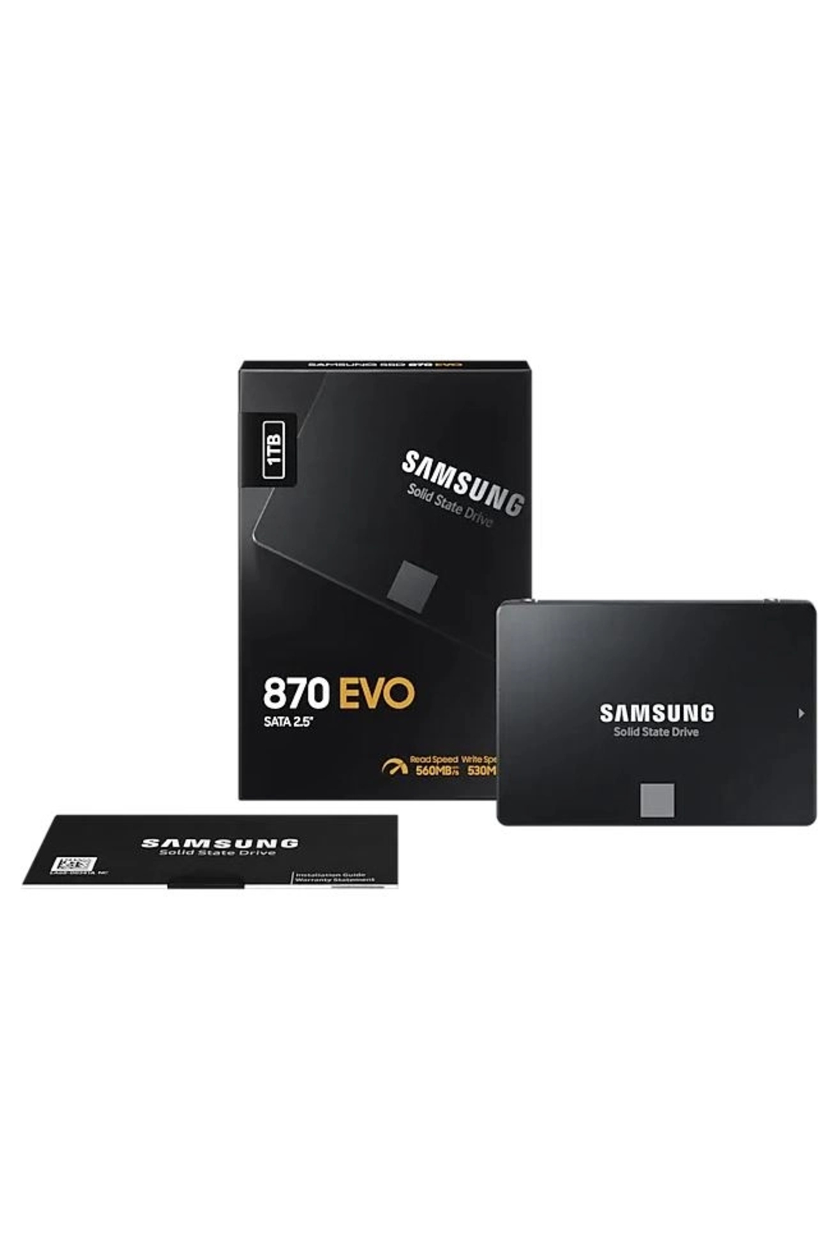 Samsung 1TB 870 560/530MB/s EVO MZ-77E1T0BW SSD (Resmi Distribütör