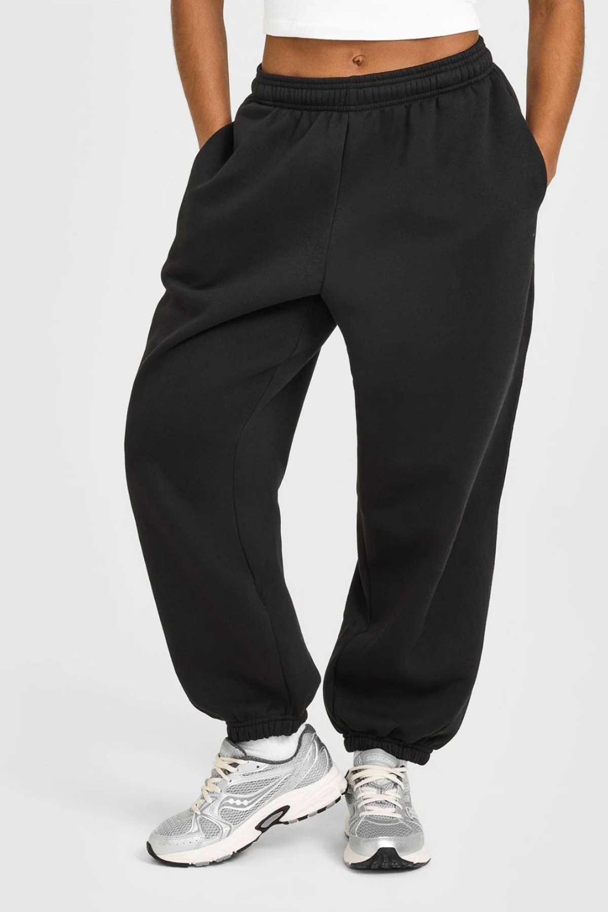 BSBSPOR Yazlık Bol Kesim Lastikli Paça Günlük Rahat Eşofman Altı İçi Erkek / Kadın Jogger Model görsel 3