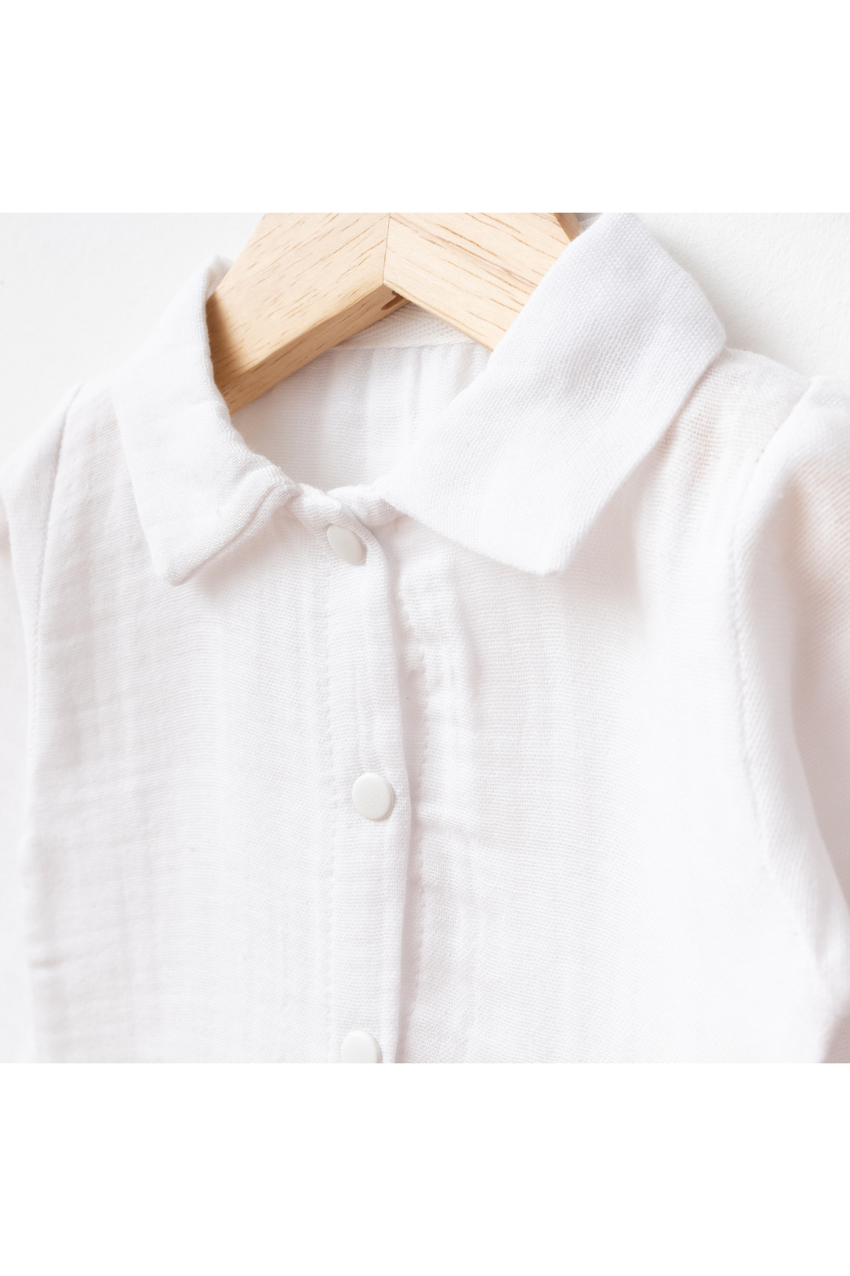 tinibud GOTS Sertifikalı Beyaz %100 Organik Pamuk Müslin Yenidoğan Hastane Çıkışı Seti Şık Hediye Paketli fotoğrafı 2 (önizleme)