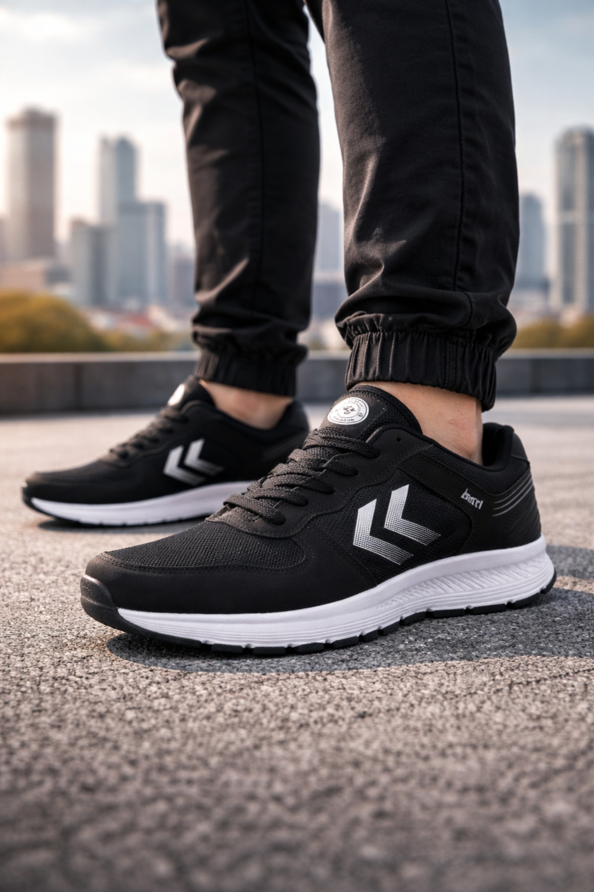 hummel Siyah Rahat Unisex Yürüyüş Ayakkabı Porter görsel 4