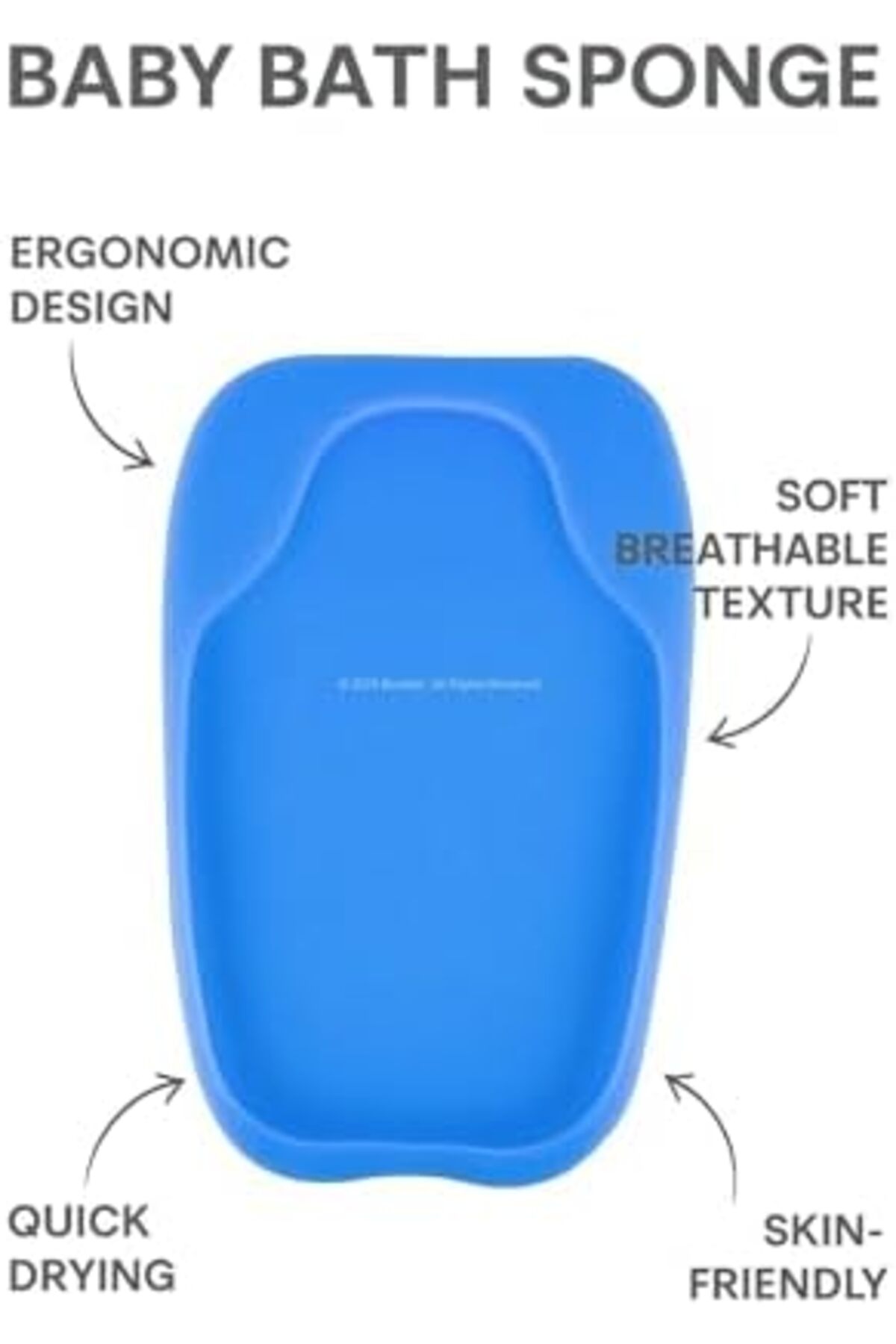 esplendor espshopx Renkli Bebek Küvet Süngeri, Yumuşak ve Ergonomik Banyo Süngeri, Eğlenceli Figürlü, Bebek Ci fotoğrafı 3 (önizleme)