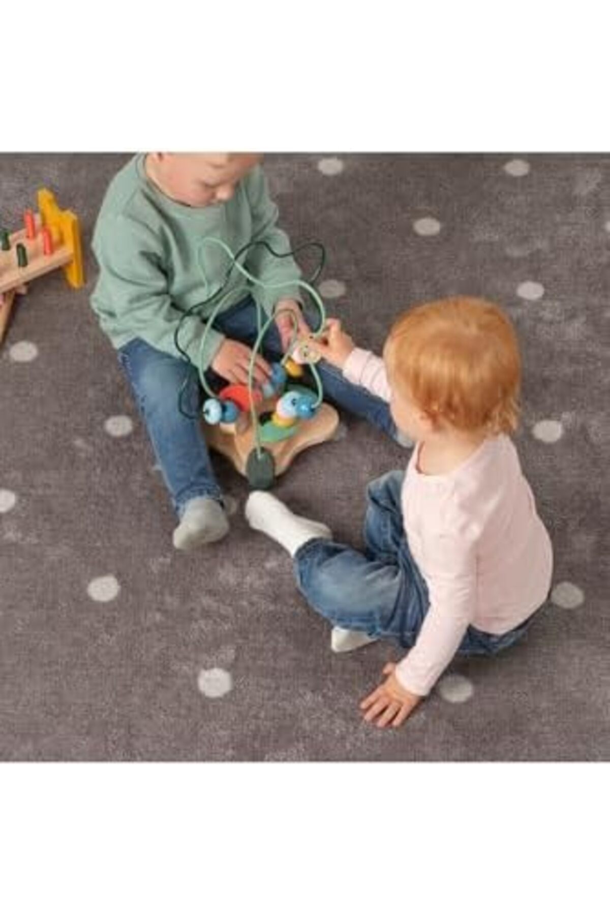 esplendor espshopx Uppsta Boncuklu Helezon Çok Renkli Bebek Çocuk Aktivite Gelişim Oyuncak Oyuncağı 1119939 fotoğrafı 2 (önizleme)