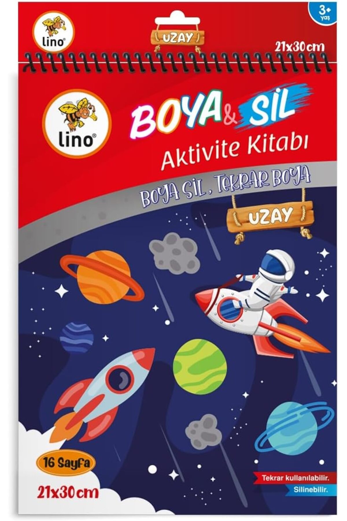 Yıldızan Storesellm Boya Sil Aktivite Boyama Kitabı Uzay A4 Ebat 1171935 fotoğrafı 2 (önizleme)