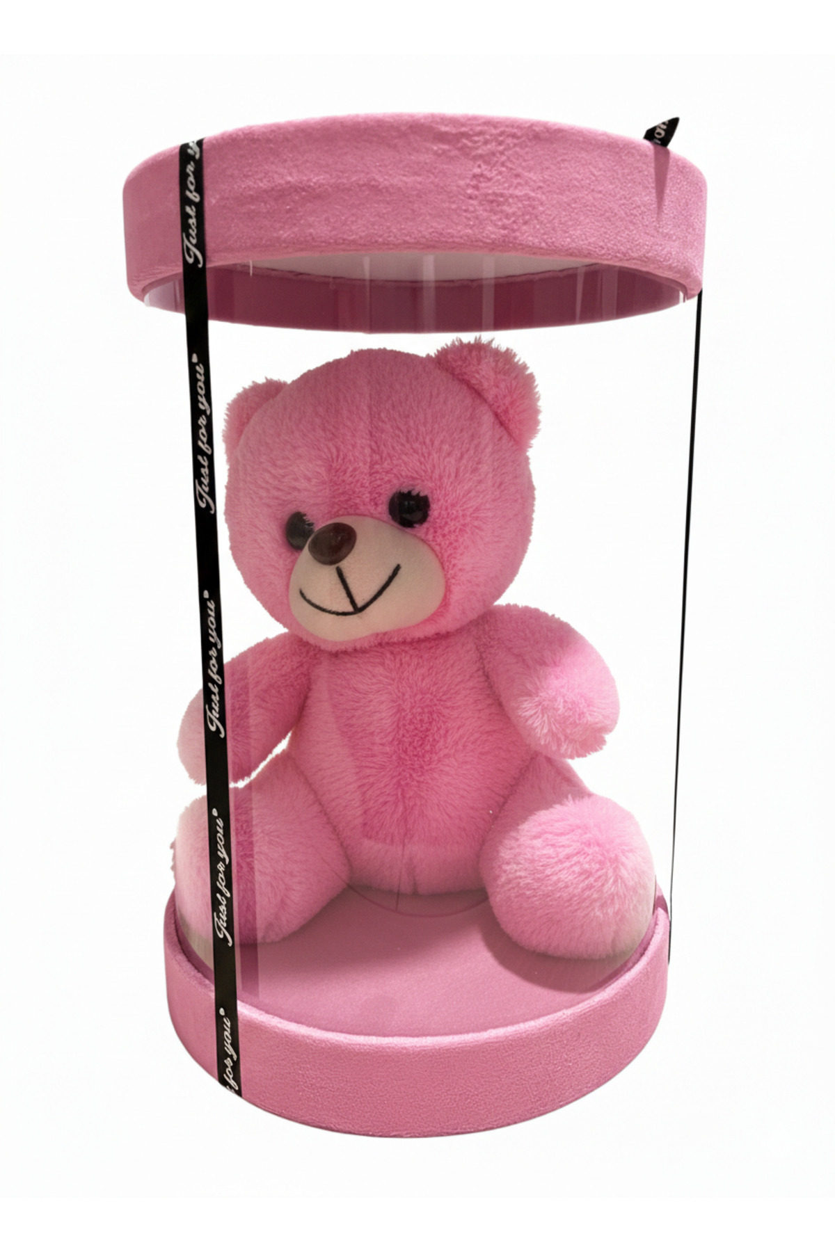 Sevgililer Günü Özel Teddy Ayıcıklı Süpriz Hediye Kutusu, Kristal Takı Seti, Lüks Hediye Kutusu