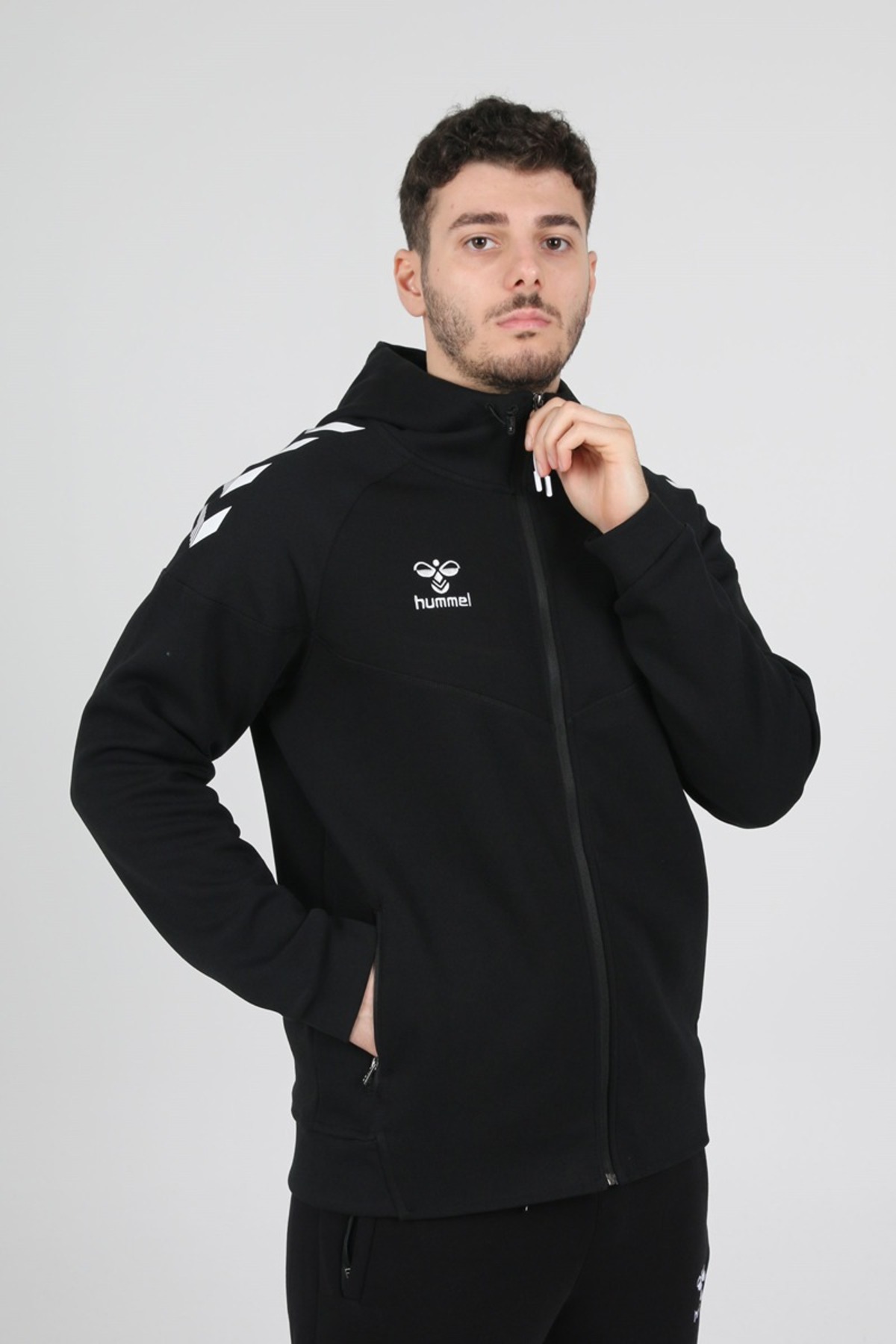 hummel Armin Pro Kamp Kapşonlu Eşofman Üst görsel 2
