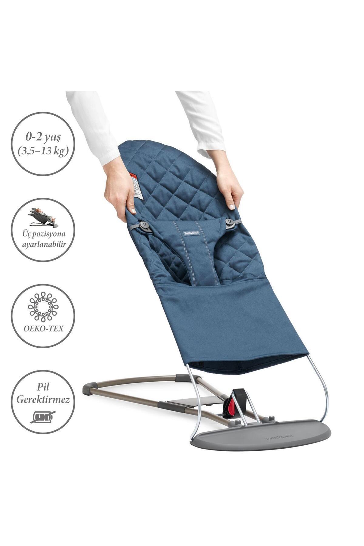 BabyBjörn Bliss Ana Kucağı Woven Midnight Blue fotoğrafı 2 (önizleme)