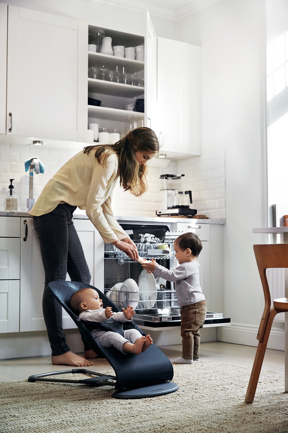 BabyBjörn Bliss Ana Kucağı Woven Midnight Blue fotoğrafı 5 (önizleme)