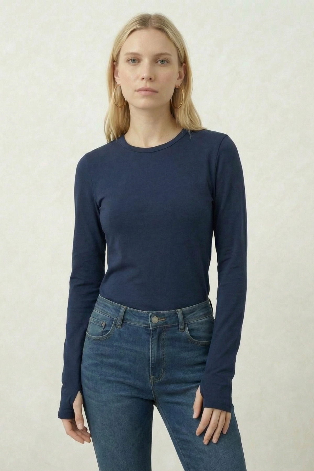 Women's Bodysuit Sleeve Slip-On Cotton Top