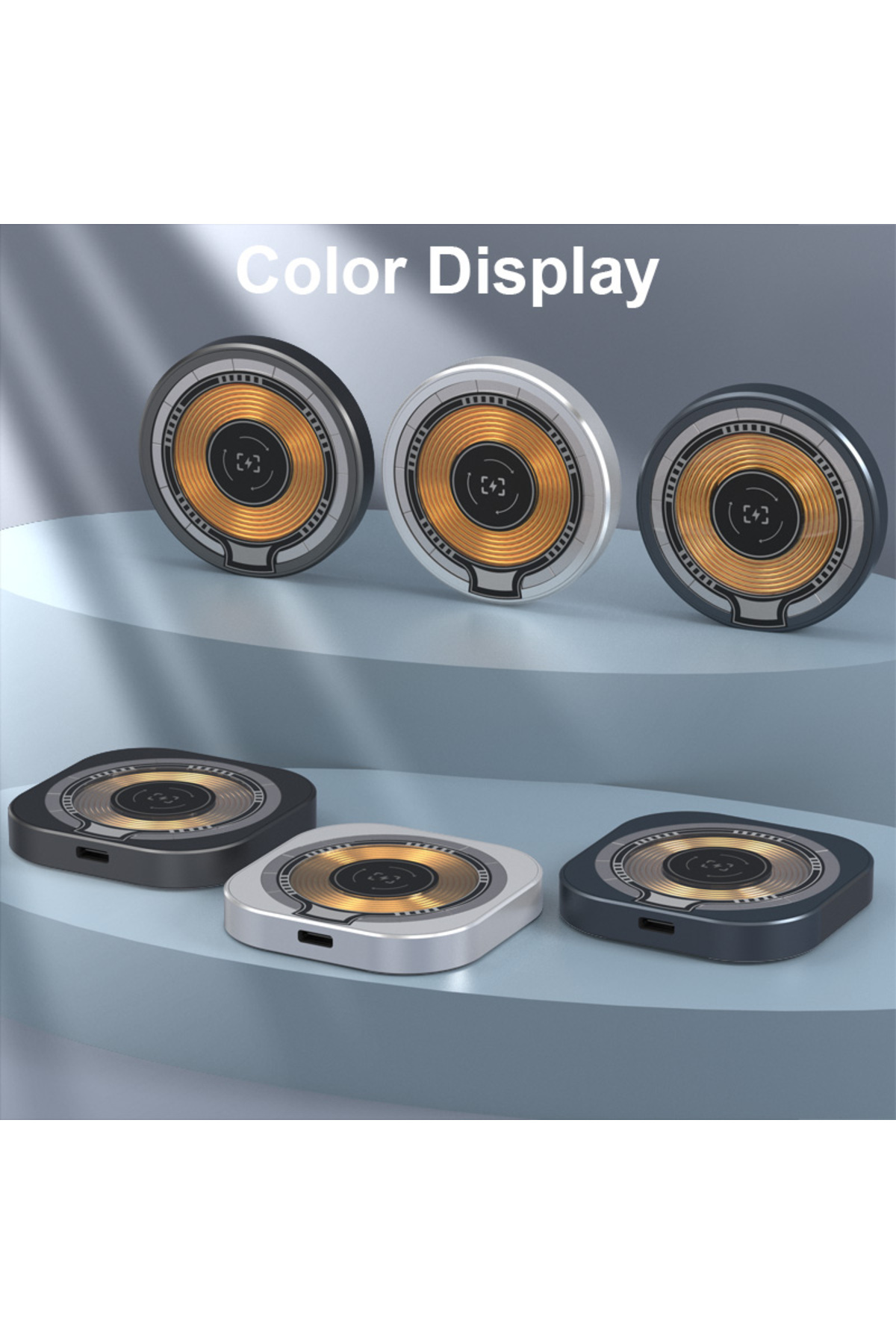 شاحن لاسلكي مغناطيسي محمول جديد TKT 2026 بقوة 15 و...