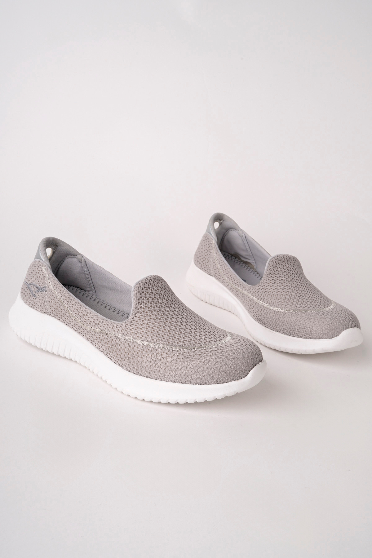 ROSETTE  Kadın GRİ Full Ortopedik Şeker Hastalarına Uygun Günlük Kullanım Yürüyüş Sneakers Ayakkabı - Görsel 4