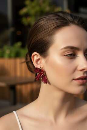 Aware Time Zara Kelebek Model Kararma Yapmaz Çelik Küpe