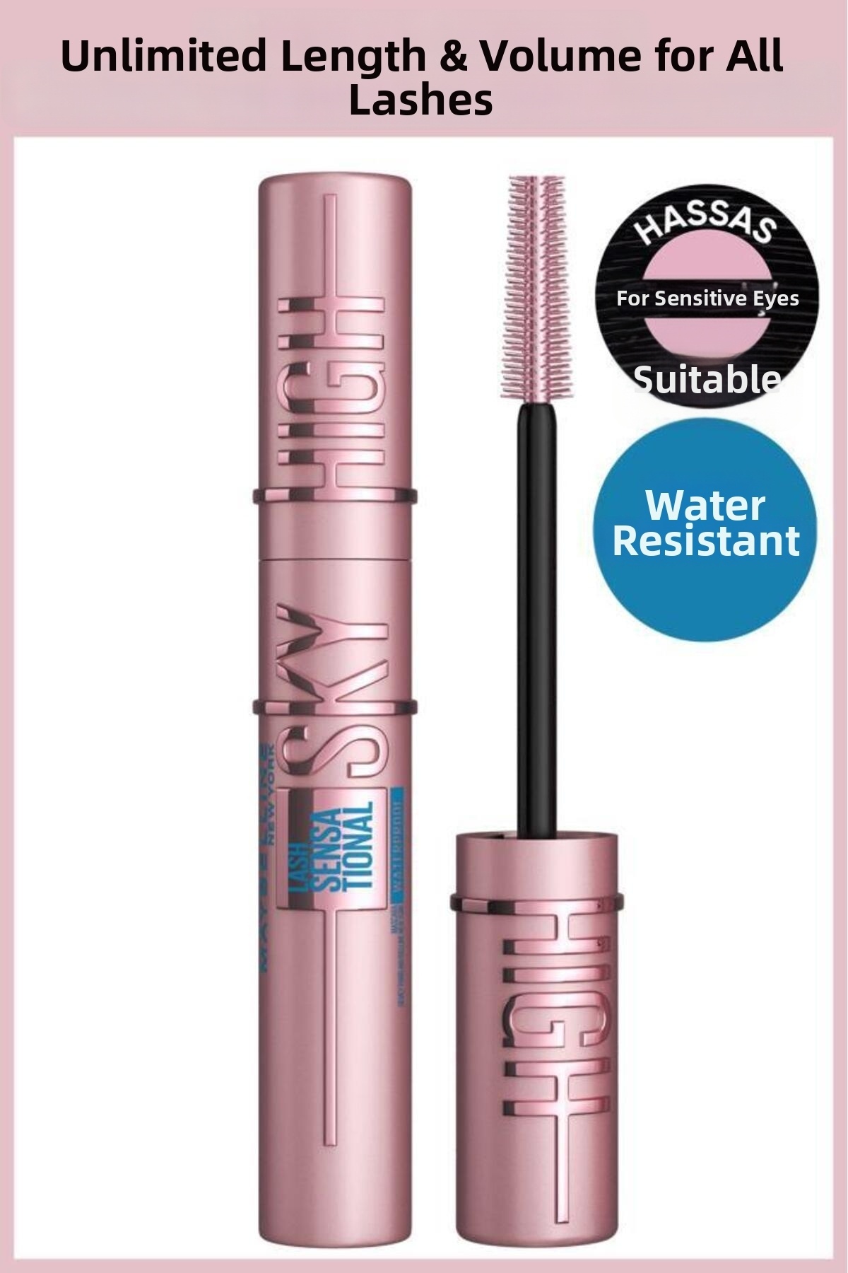 Maybelline New York Водоустойчива спирала Lash Sensational Sky High ...