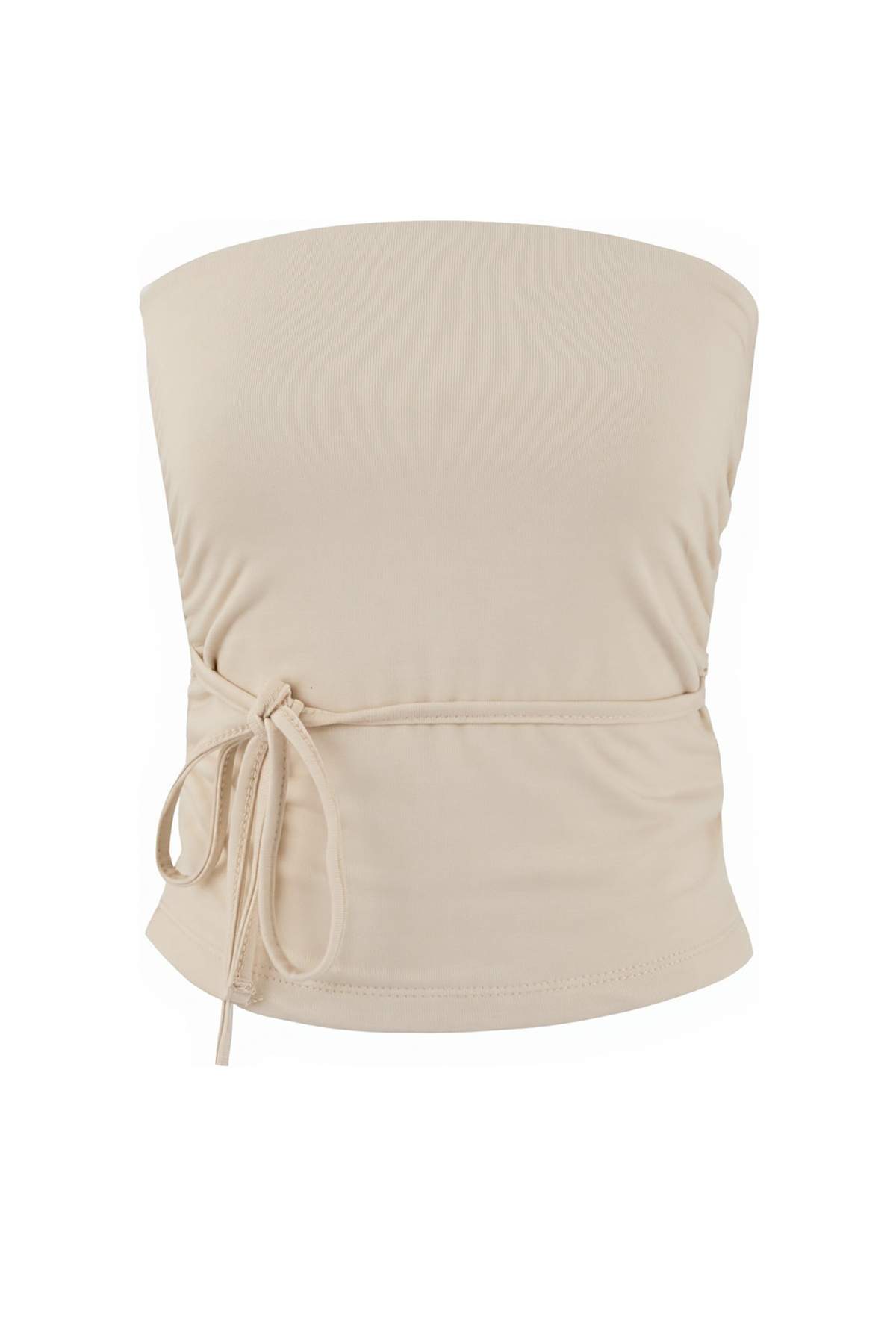 Trendyolmilla  Teen Taş %100 Pamuk Fitted/Vücuda Oturan Full Patlı Uzun Kollu Esnek Örme Bluz TWOSS26BZ00232 - Görsel 7