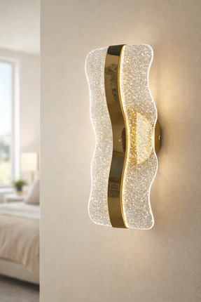 burenze Modern Tasarım Sapphire Pilli Aplik Aç Kapa Butonlu Kablosuz Tak Çalı...