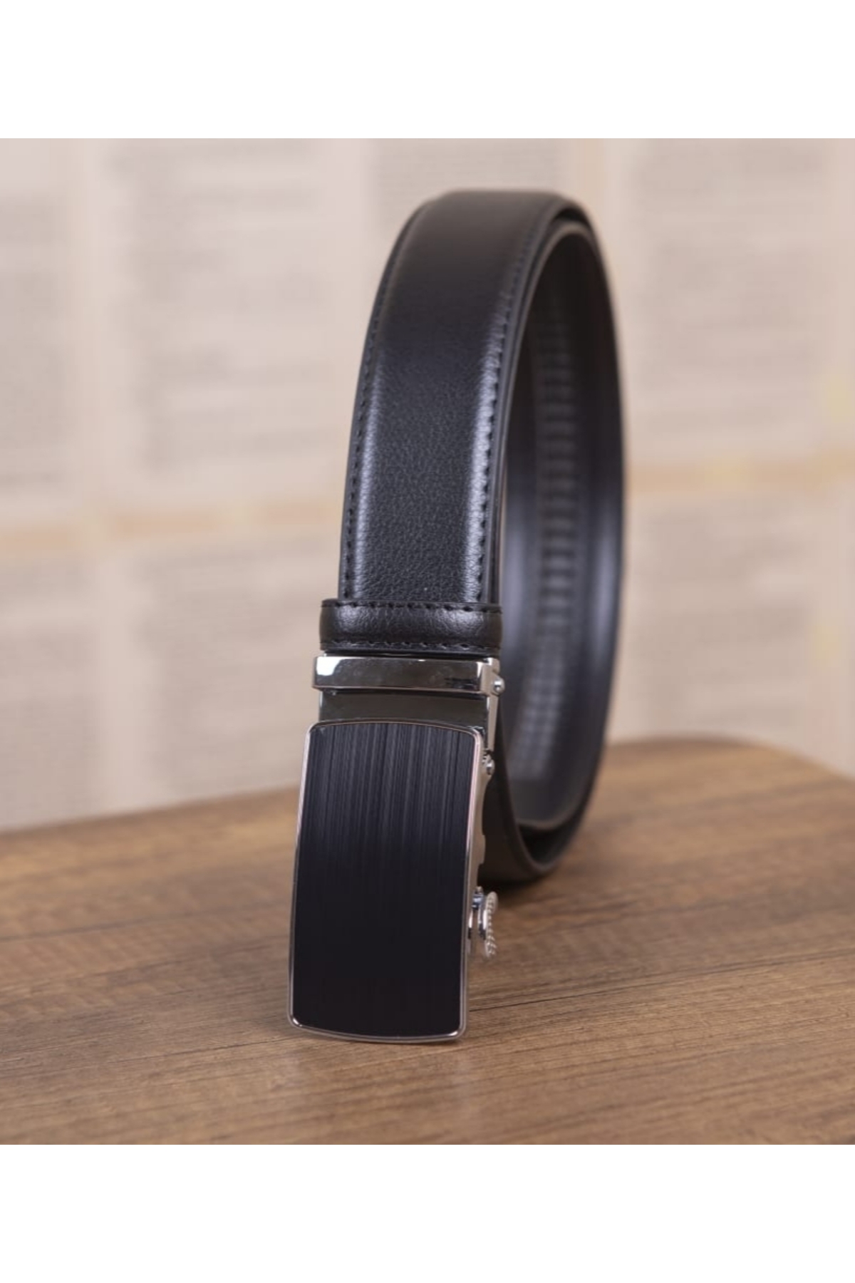 KASVA DERİ  3.5 Cm Otomatik Kemer - Görsel 4