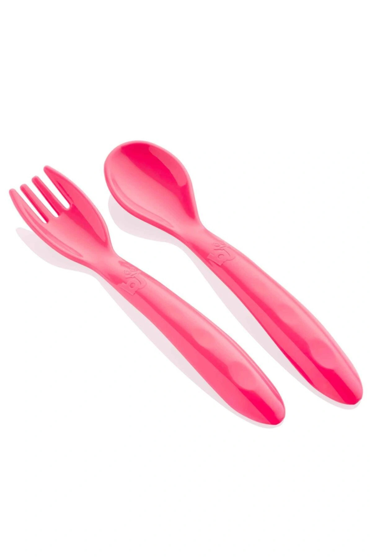 Babyjem Dökülmeyen Tabak Pembe & Mama Kaşık Çatal Takımı fotoğrafı 2 (önizleme)