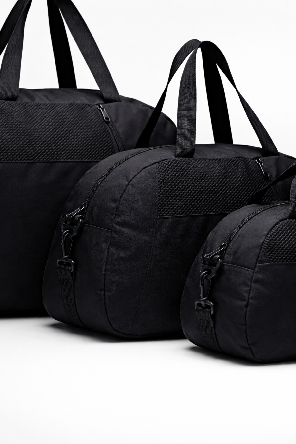 KAFF  3'lü Set D valiz Önü Cepli Ayarlanabilir Omuz Askılı El Seyahat Spor Çantası - Görsel 7