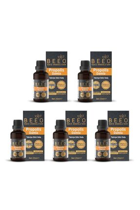 BEE'O 5 Adet Propolis Damla Paketi 5*20 ml