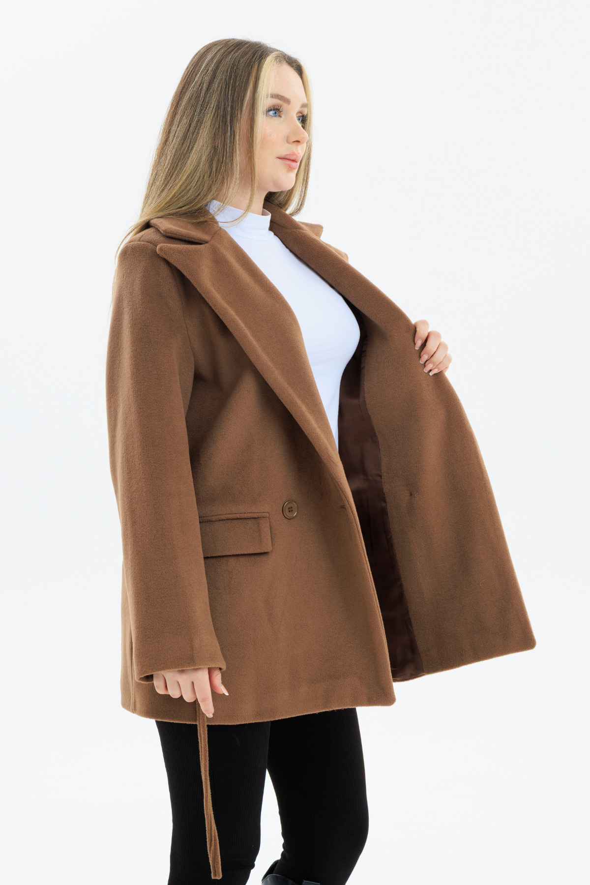 KADEEM  Berin Moscox Kaşe Ceket - 7002 - Görsel 7