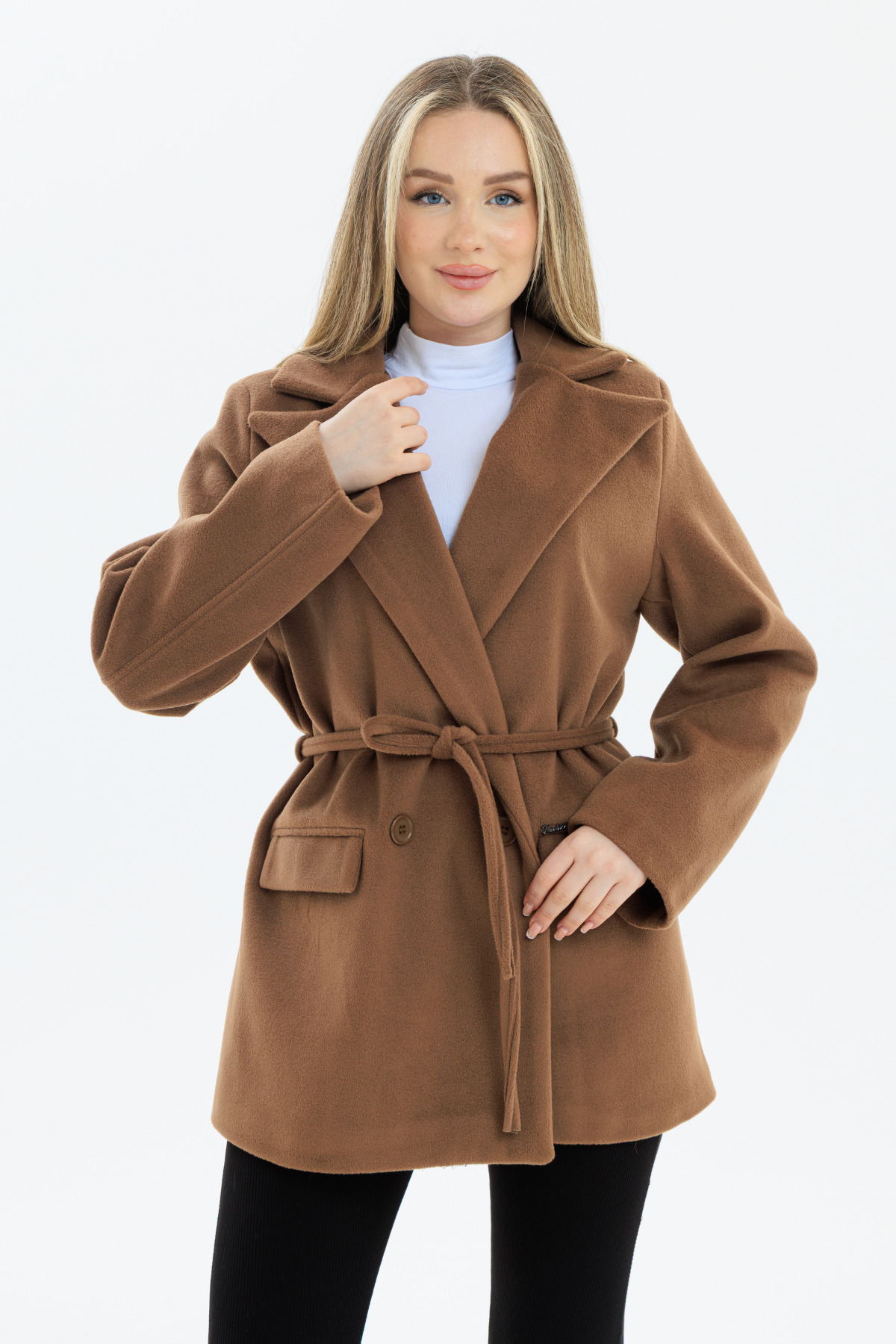 KADEEM  Berin Moscox Kaşe Ceket - 7002 - Görsel 4