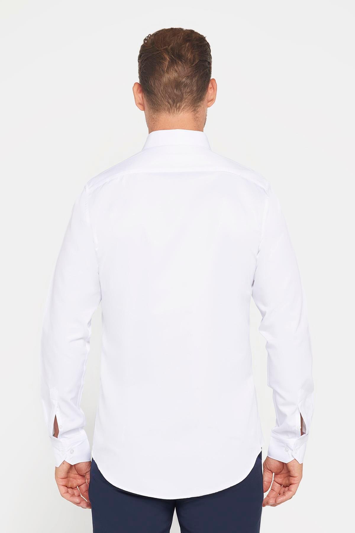 پیراهن مردانه راسته آستین بلند | تودورز Tudors DR240078-135 - تصویر 5