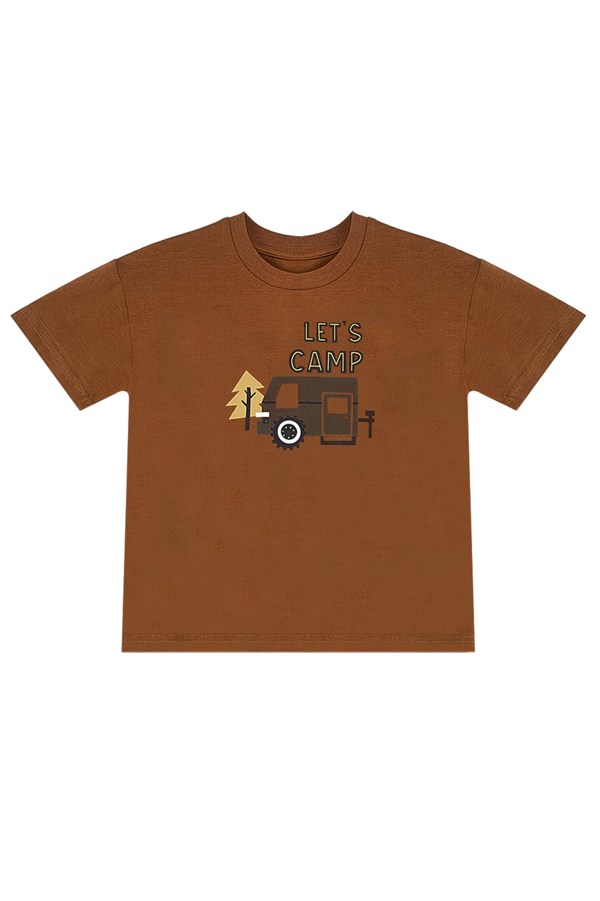 Denokids Kamp Arabalı Erkek Bebek Çocuk Yazlık Müslin Şort T-shirt Takım fotoğrafı 6 (önizleme)
