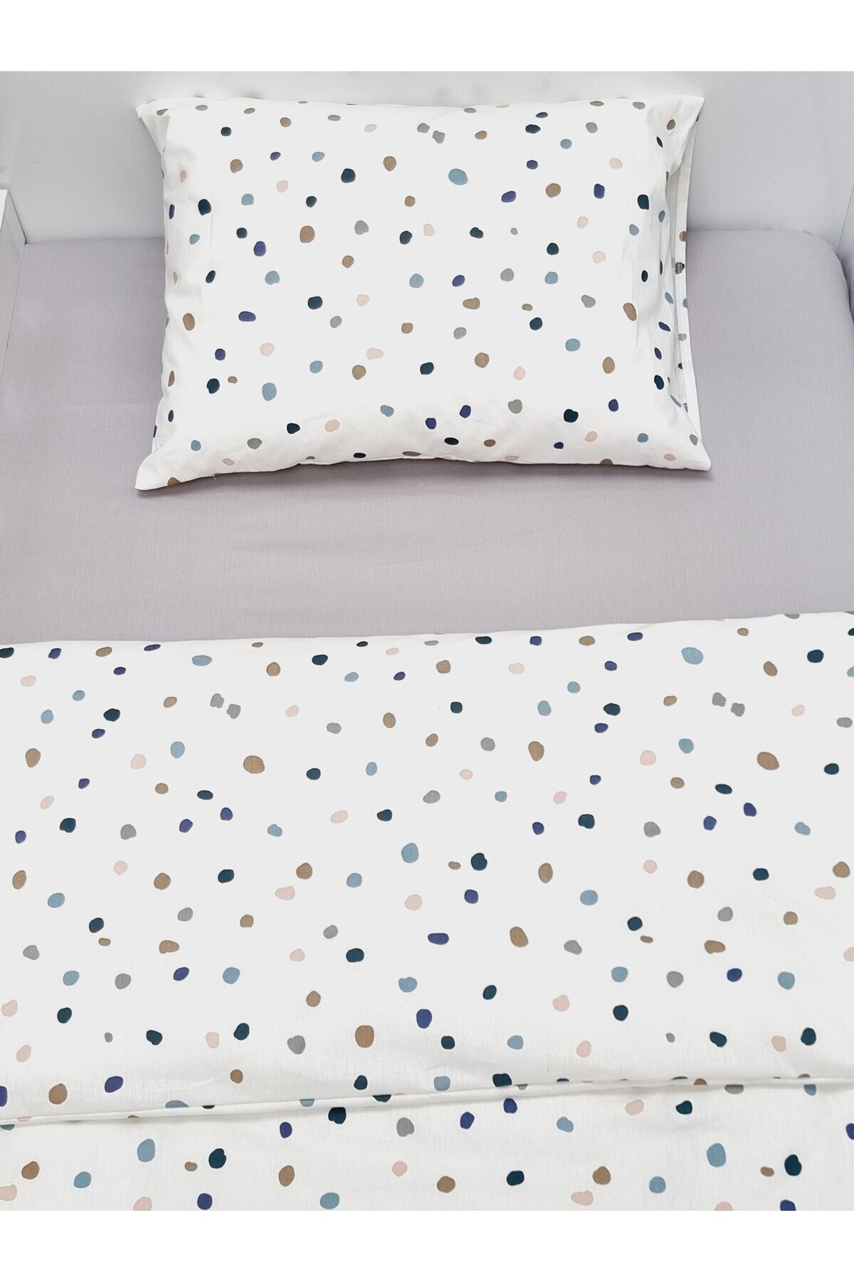 Yada Baby %100 Pamuklu Kumaştan Bebek 6 Parça Yorgan Ve Nevresim Takımı & Uyku Seti (70 X 120 CM) fotoğrafı 2 (önizleme)