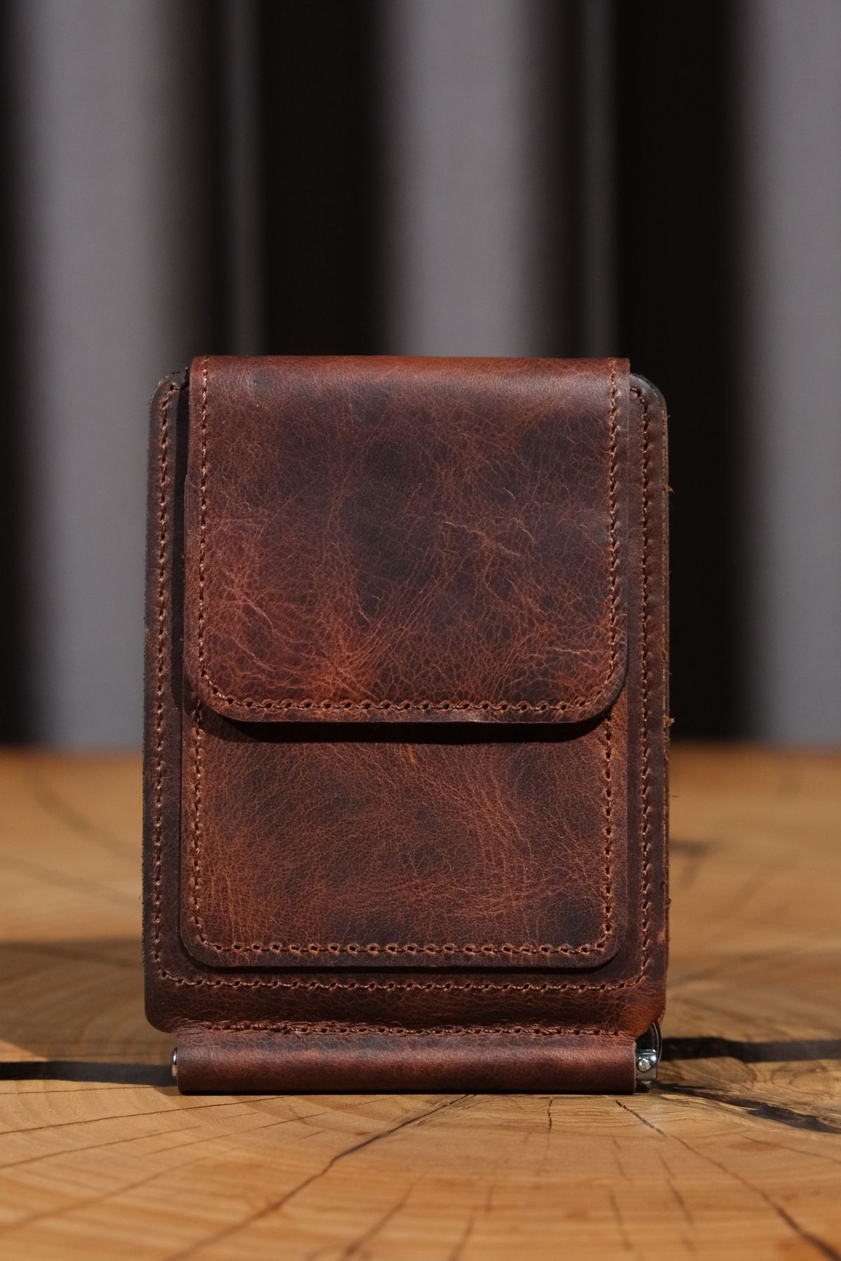 Lenax Leather  Milano - Hakiki Deri Para Klipsli Erkek Cüzdan & Kartlık – Mıknatıslı, 12 Kartlık, Bozuk Paralı