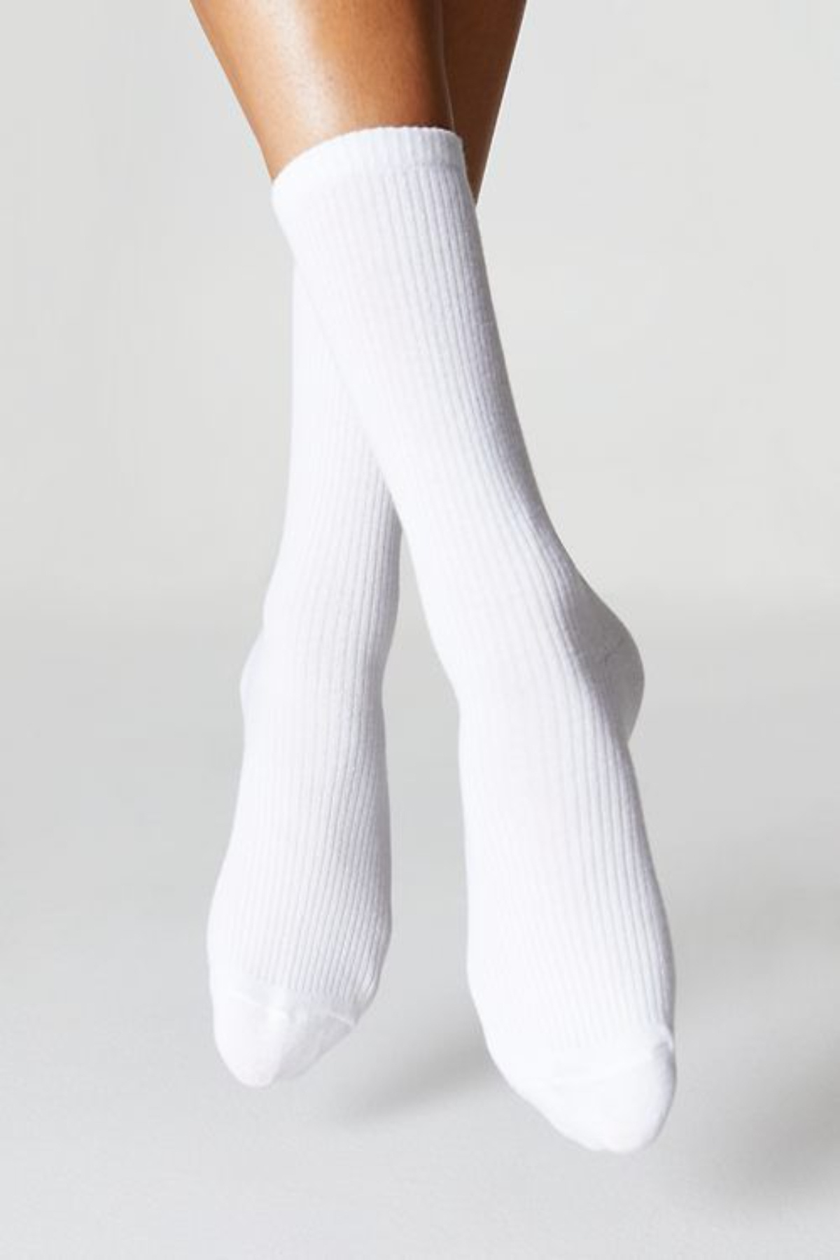 Ozzy Socks 6 Çift Logosuz Beyaz Dikişsiz Pamuklu Tenis Unisex Soket Çorap görsel 7