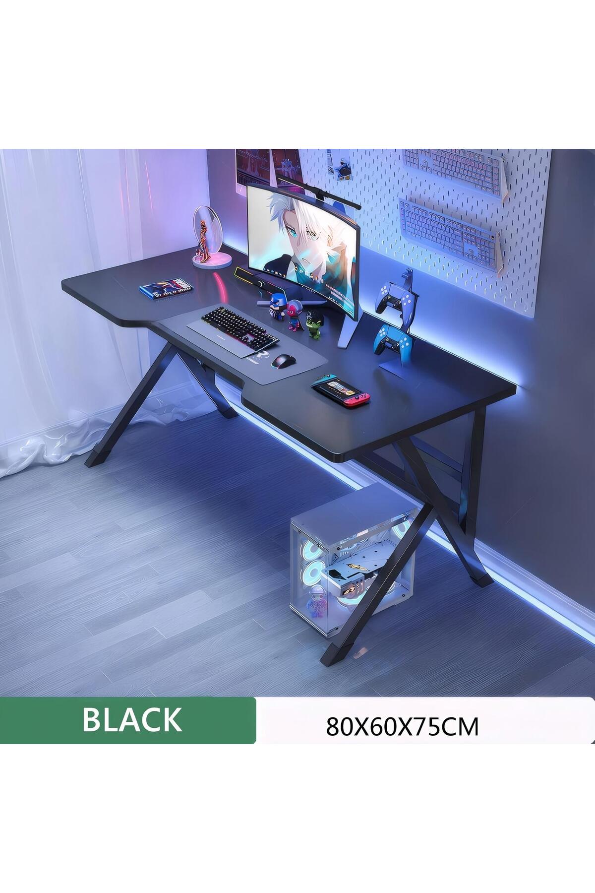 طاولة بتصميم عصري نحيف – لون أسود – متعددة الاستخد...