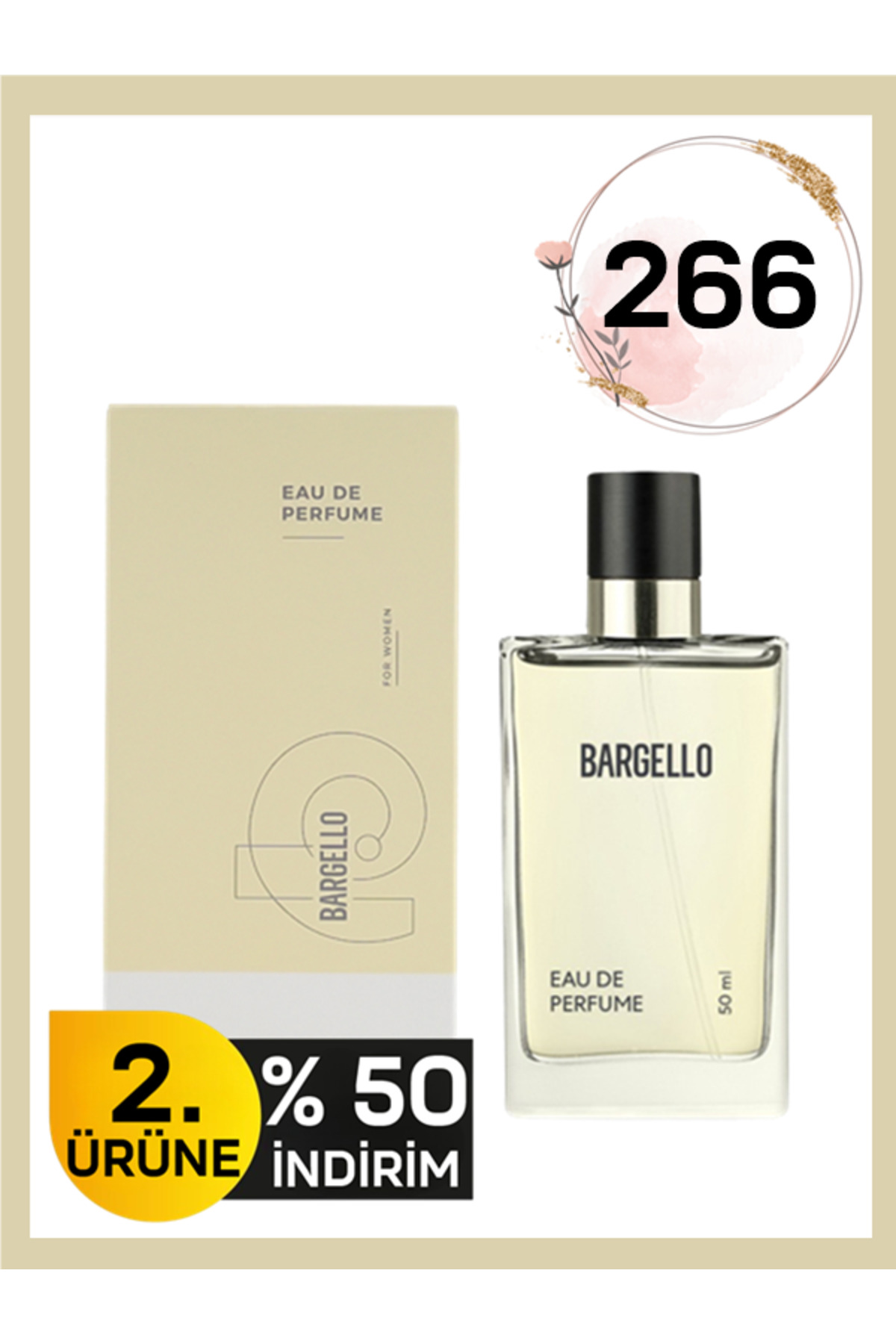 عطر زنانه 266 Floral 50ml EDP 8691841304693