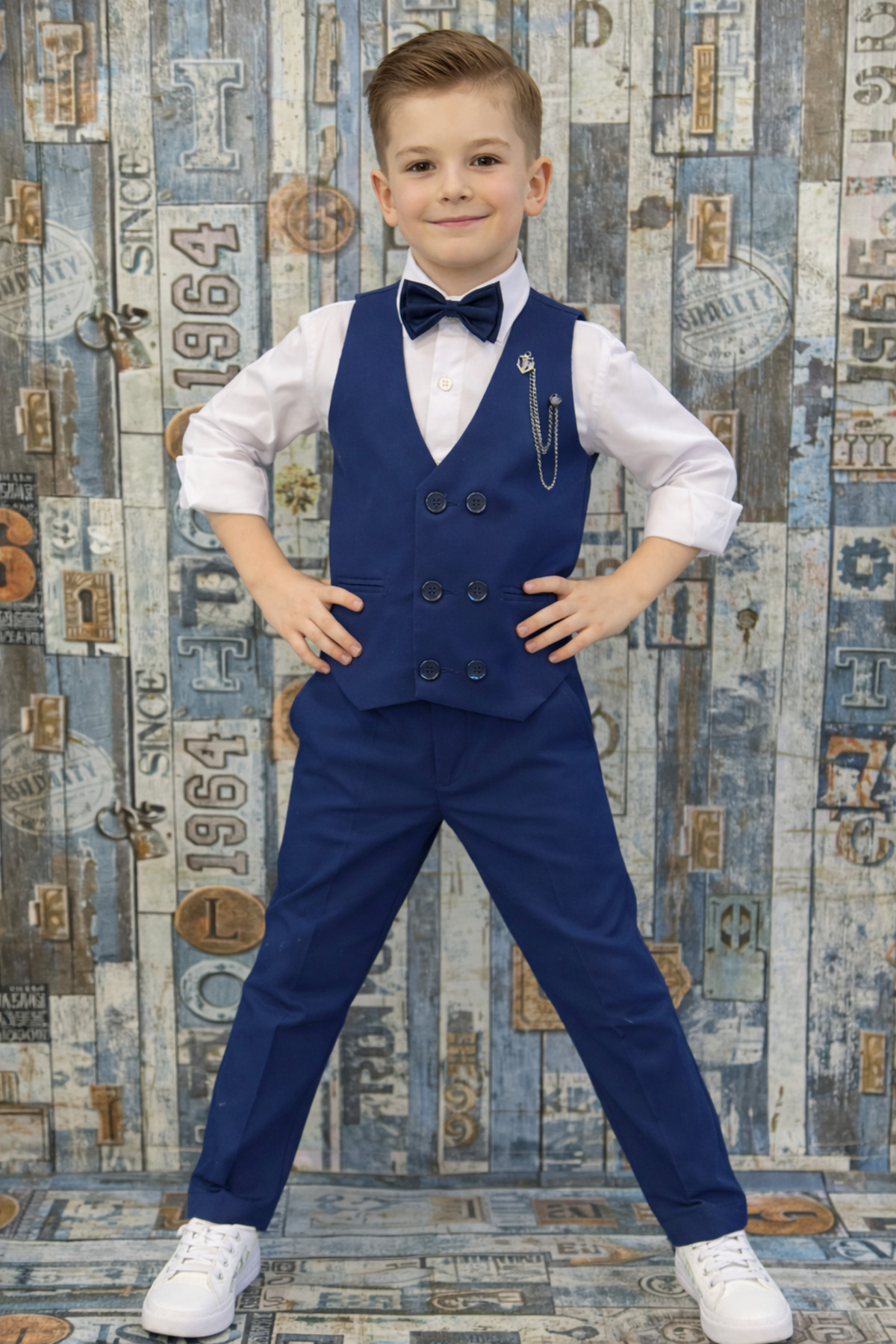 HAYTA Çocuk Yelek Takim Gömlekli Set 0-1yaş - 14yaş fotoğrafı 2 (önizleme)