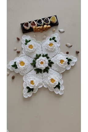 Meyra Home Çeyizlik Hediyelik El Örgüsü Karçiçeği Lif