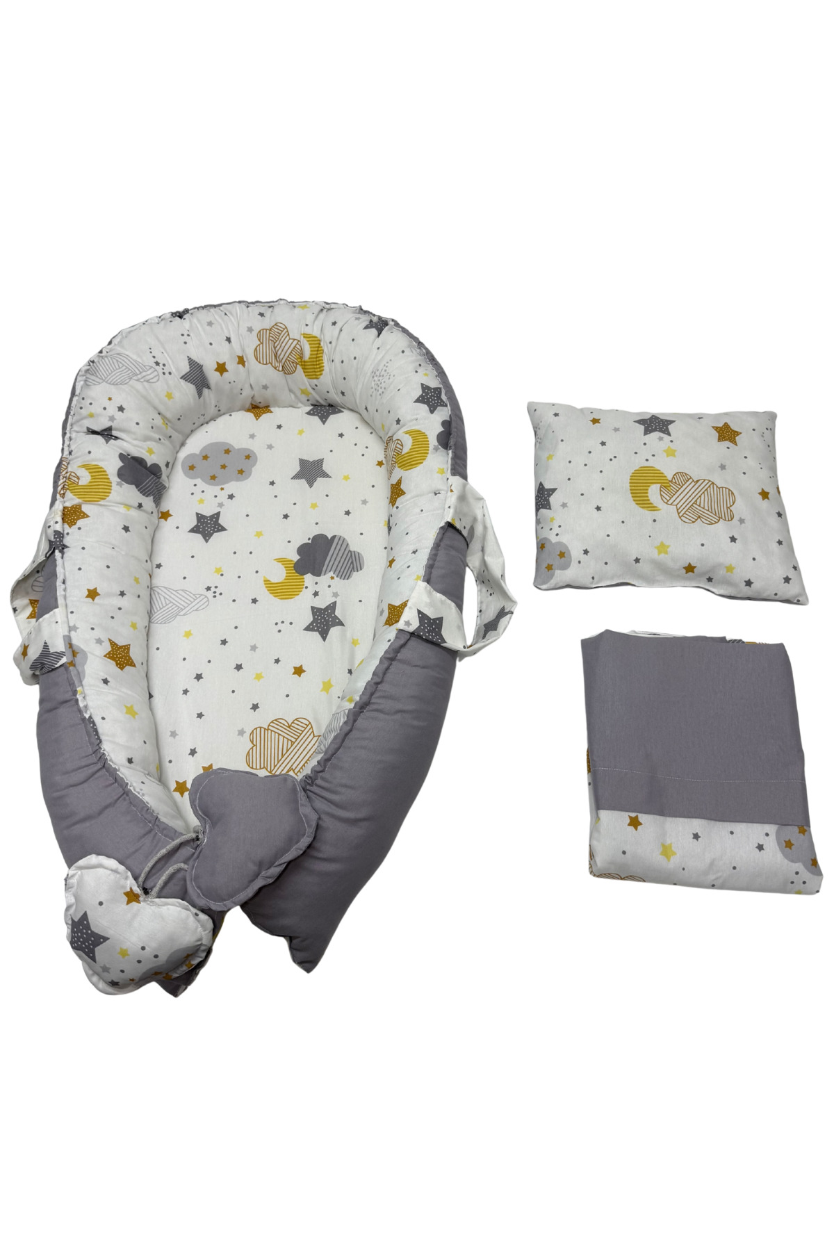 Happy Baby Dikiş Atölyesi 10’lu Babynest Puset Örtüsü Alt Açma Emzirme Yastığı Emzirme Önlüğü Ana Kucağı fotoğrafı 5 (önizleme)