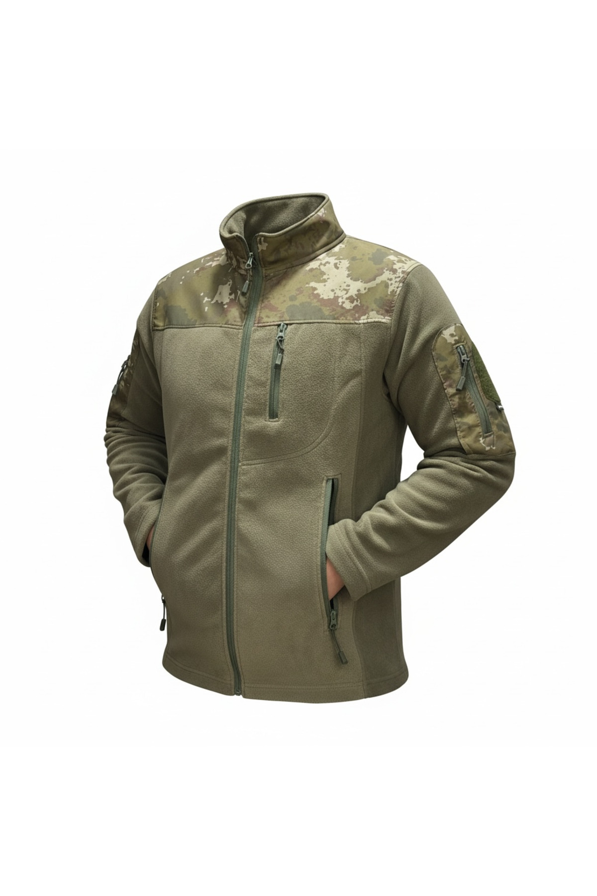 dgn shop Kamuflaj Desenli Garni Asker Polar & Taktik Kamuflaj Desenli Polar