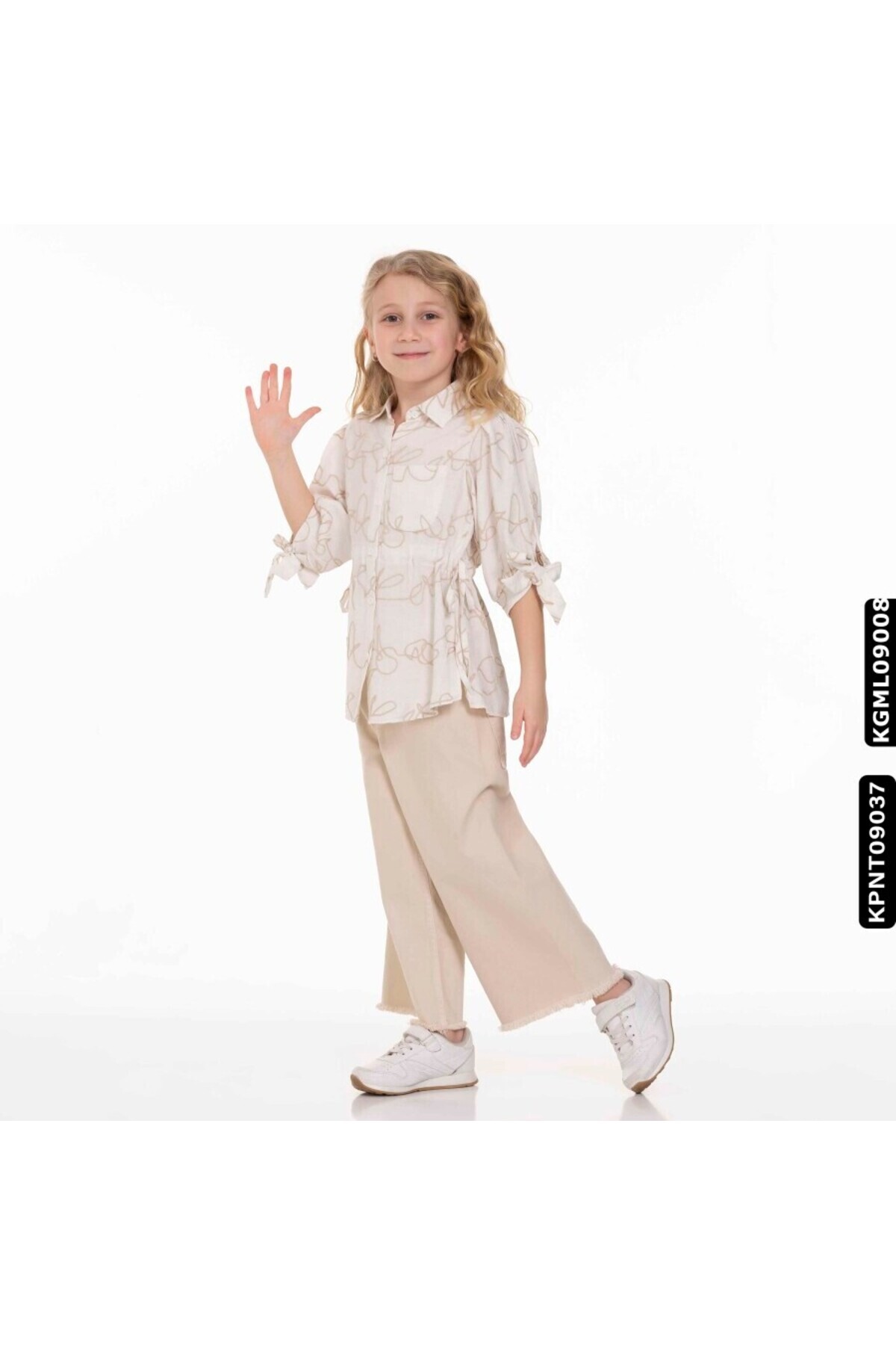 XO Kids Kız Gömlek 5-14 Yaş 808 Kgml09008 fotoğrafı 3 (önizleme)