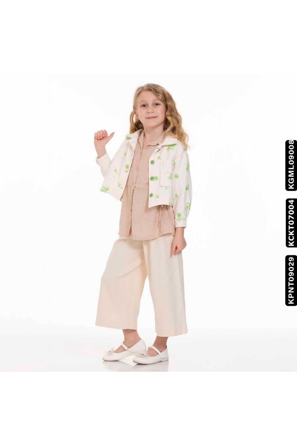 XO Kids Kız Gömlek 5-14 Yaş 808 Kgml09008 fotoğrafı 3 (önizleme)