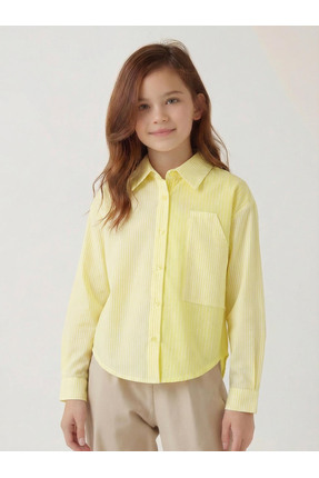xo kids moda Kız Çocuk Gömlek 4-8 Yaş 38559