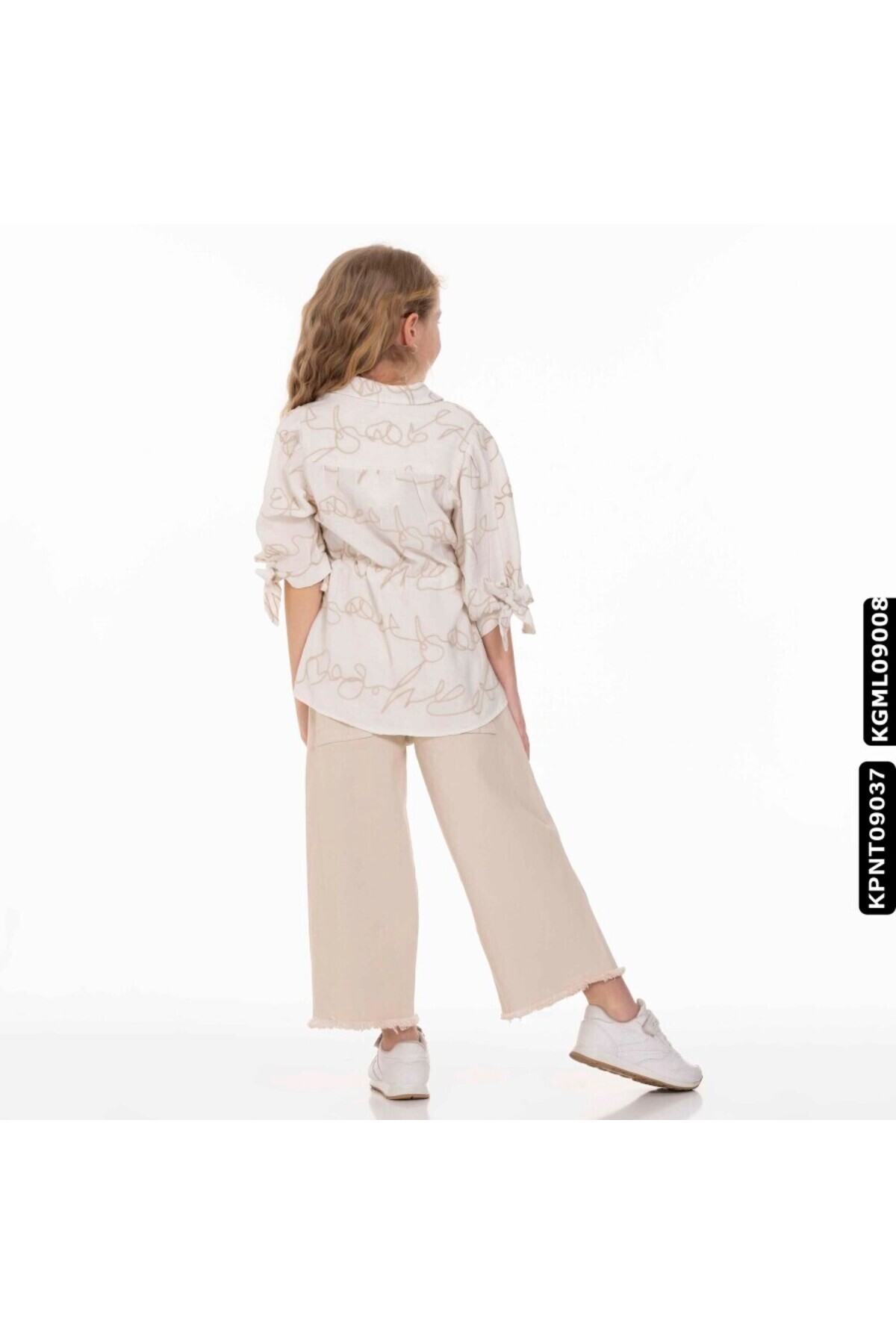 XO Kids Kız Gömlek 5-14 Yaş 808 Kgml09008 fotoğrafı 4 (önizleme)