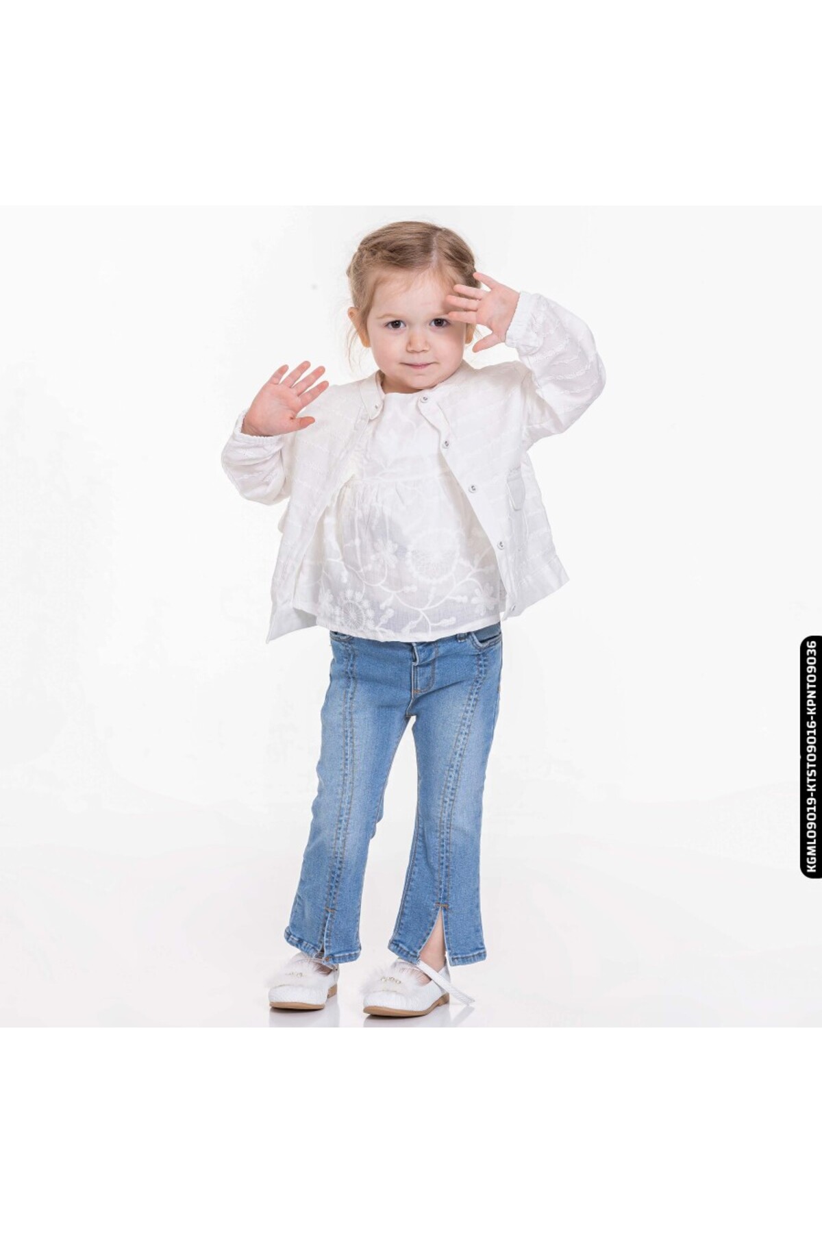 XO Kids Kız Safir Gömlek 9-36 Ay 34642 Kgml09019 fotoğrafı 2 (önizleme)
