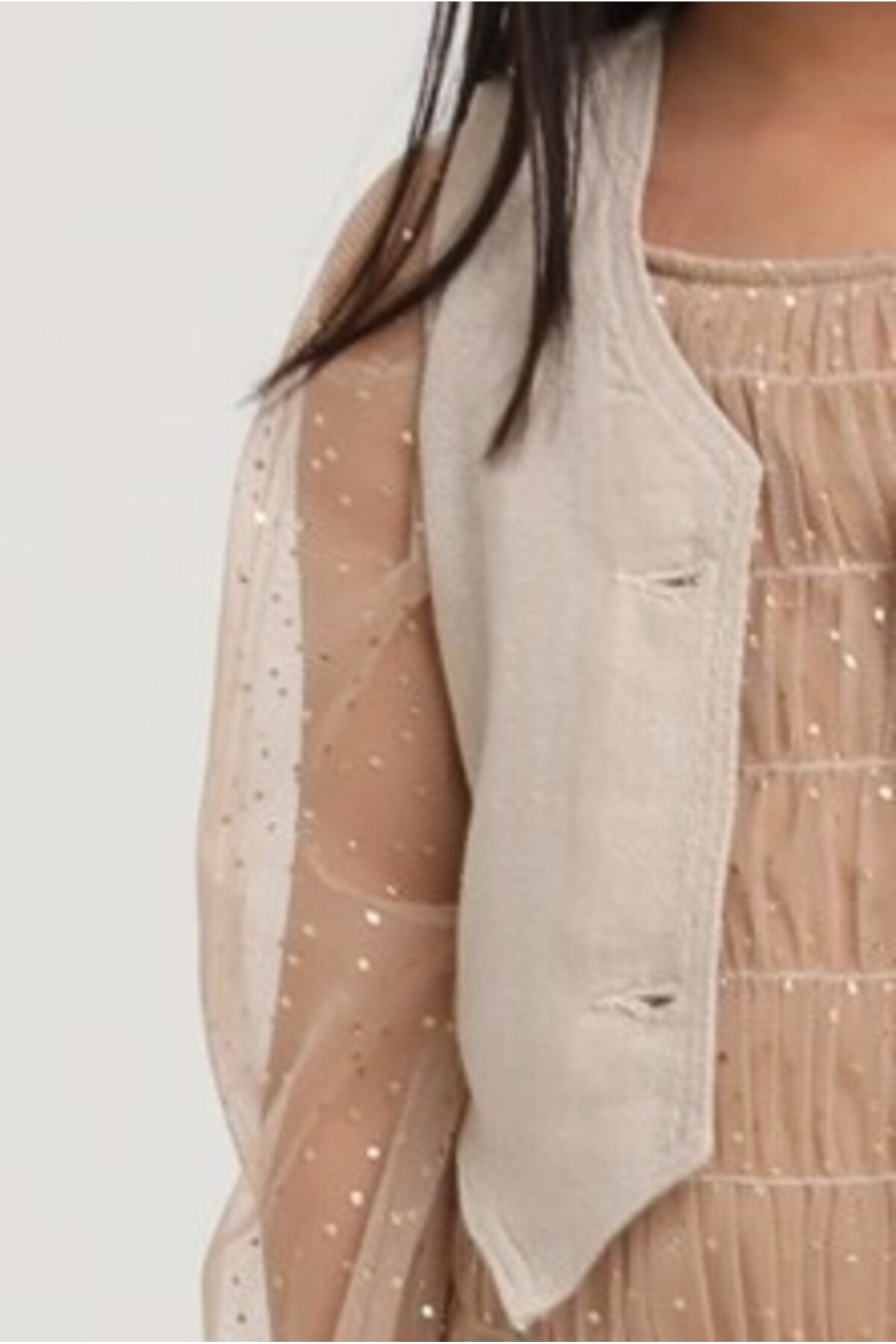 xo kids moda Kız Çocuk Yelek 1-4 Yaş 2536 fotoğrafı 3 (önizleme)