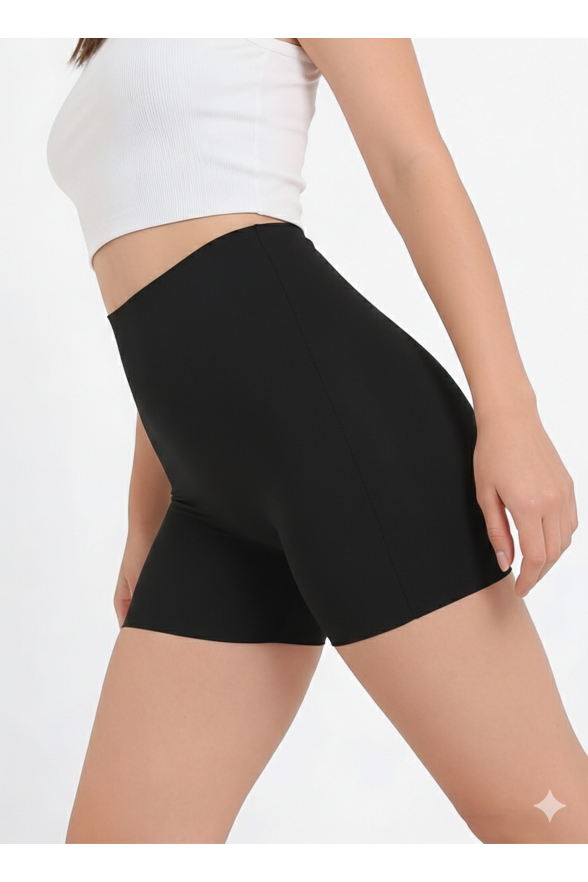 Black Women's Laser Cut Bouncer Women's Boxer Black Color